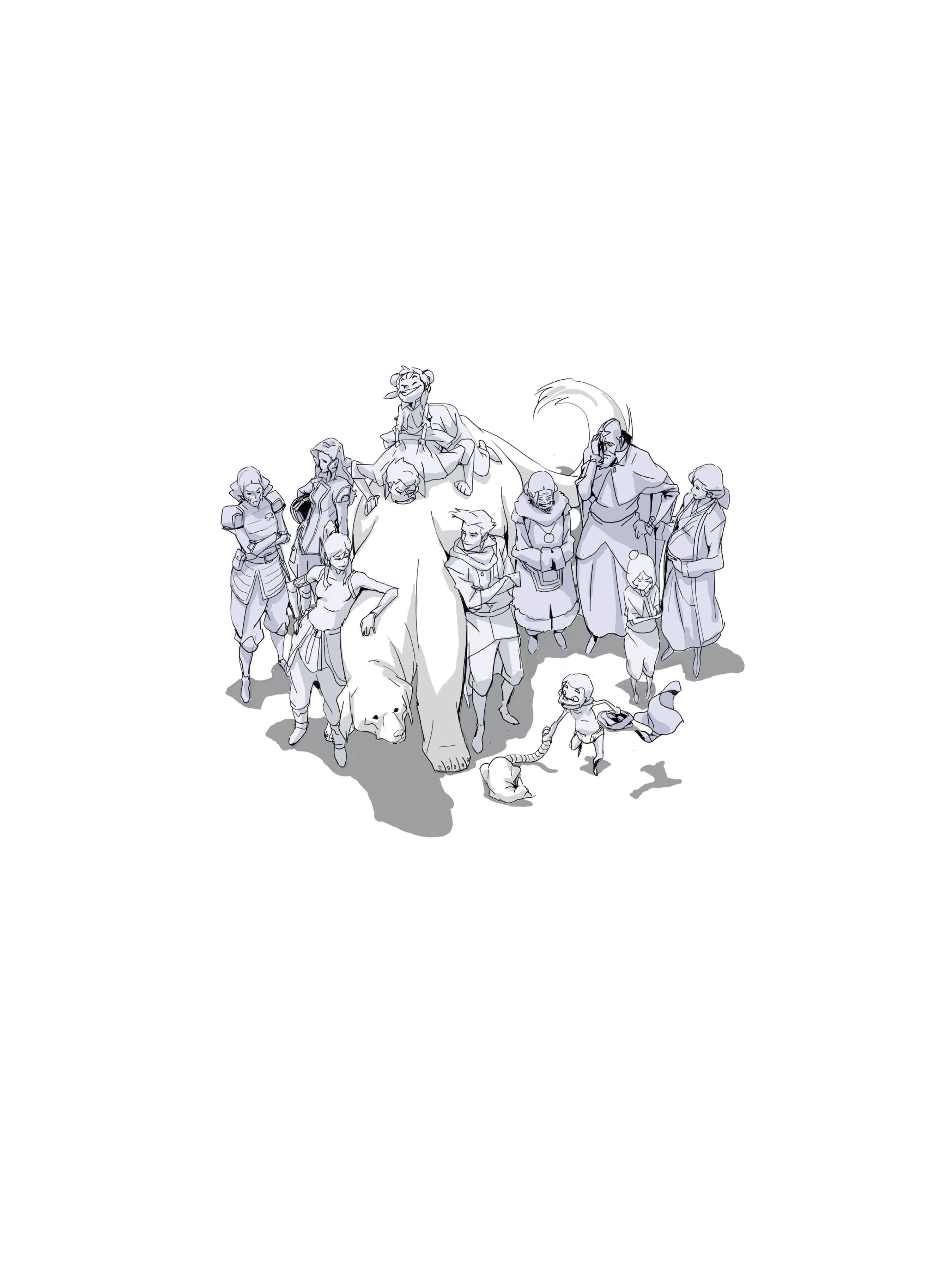 Read online The Legend of Korra: The Art of the Animated Series comic -  Issue # TPB 1 - 129