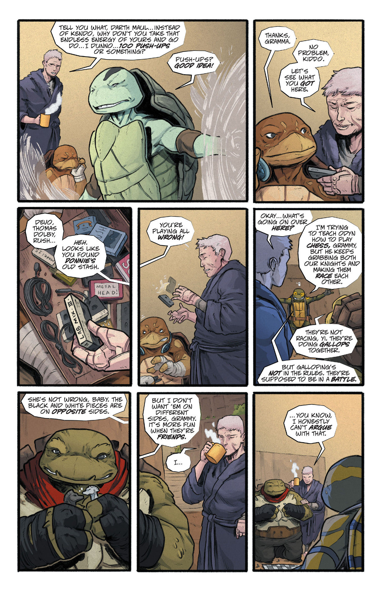 Read online Teenage Mutant Ninja Turtles: The Last Ronin - Lost Day Special comic -  Issue # Full - 9