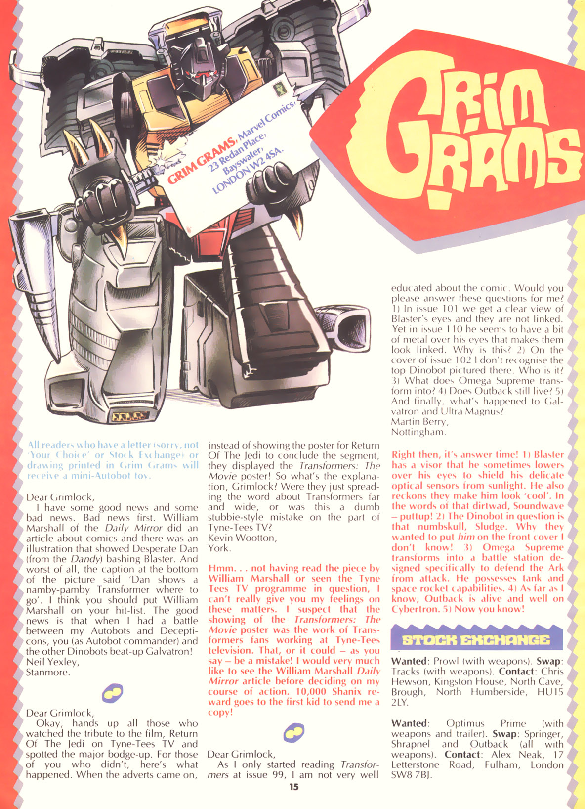 Read online The Transformers (UK) comic -  Issue #118 - 14