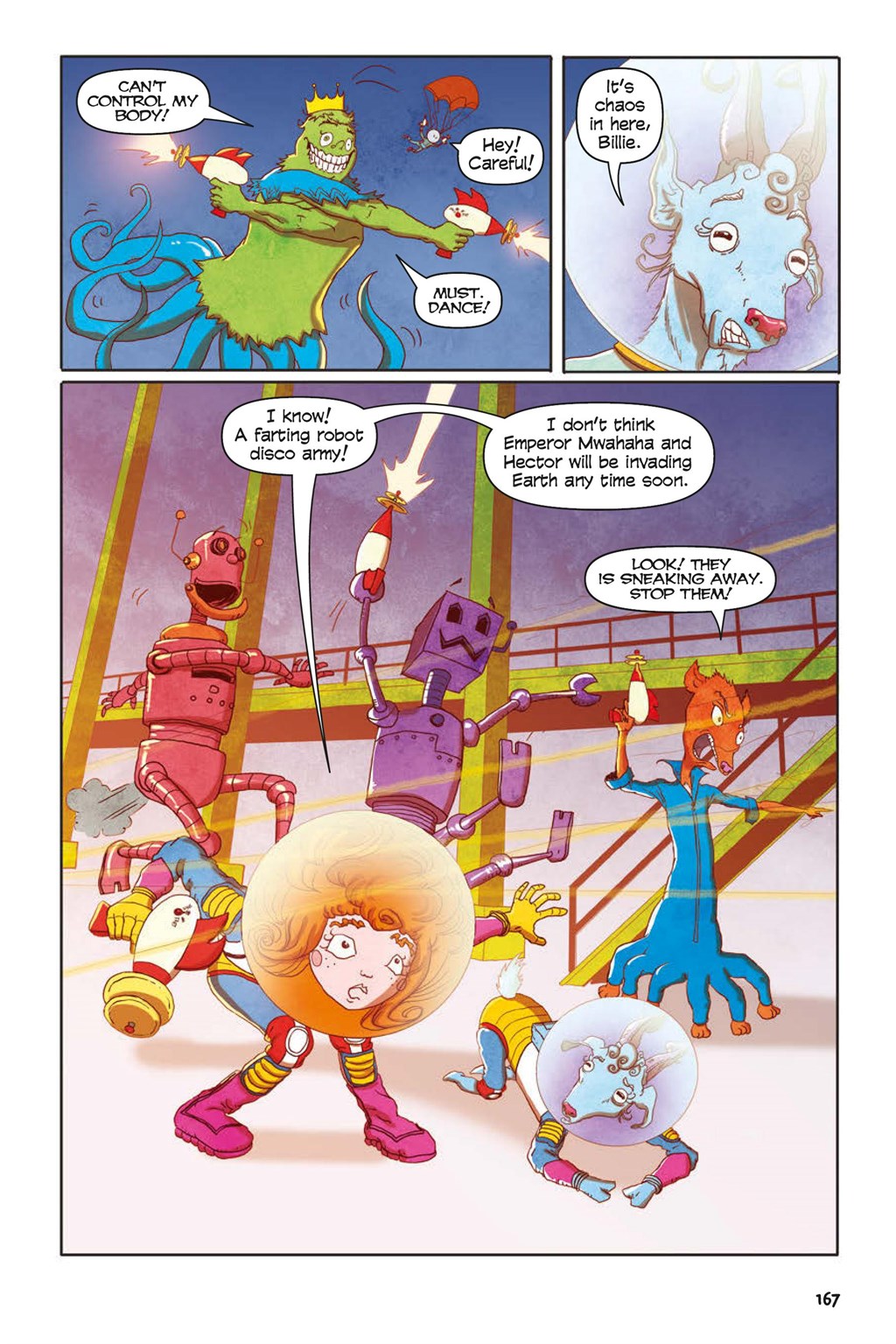 Read online Billie Blaster and the Robot Army From Outer Space comic -  Issue # TPB (Part 2) - 76