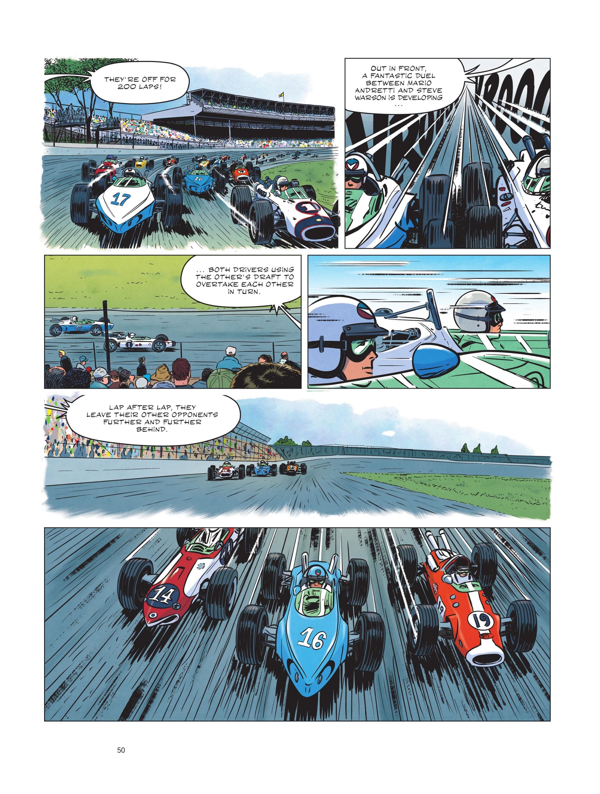 Read online Michel Vaillant: Legendary Races: In the Hell of Indianapolis comic -  Issue # Full - 51