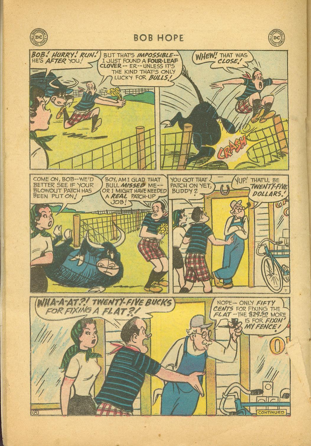 Read online The Adventures of Bob Hope comic -  Issue #35 - 20