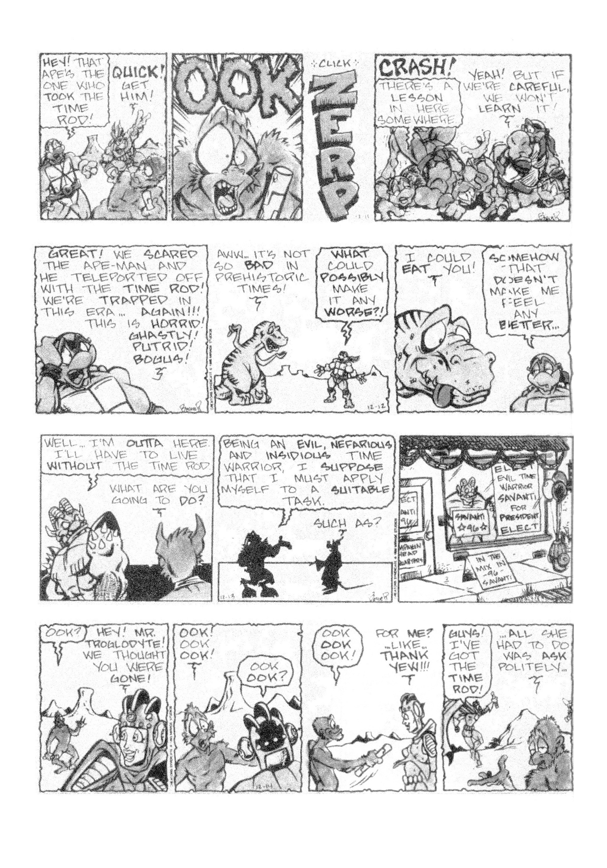 Read online Teenage Mutant Ninja Turtles: Complete Newspaper Daily Comic Strip Collection comic -  Issue # TPB 3 (Part 2) - 30