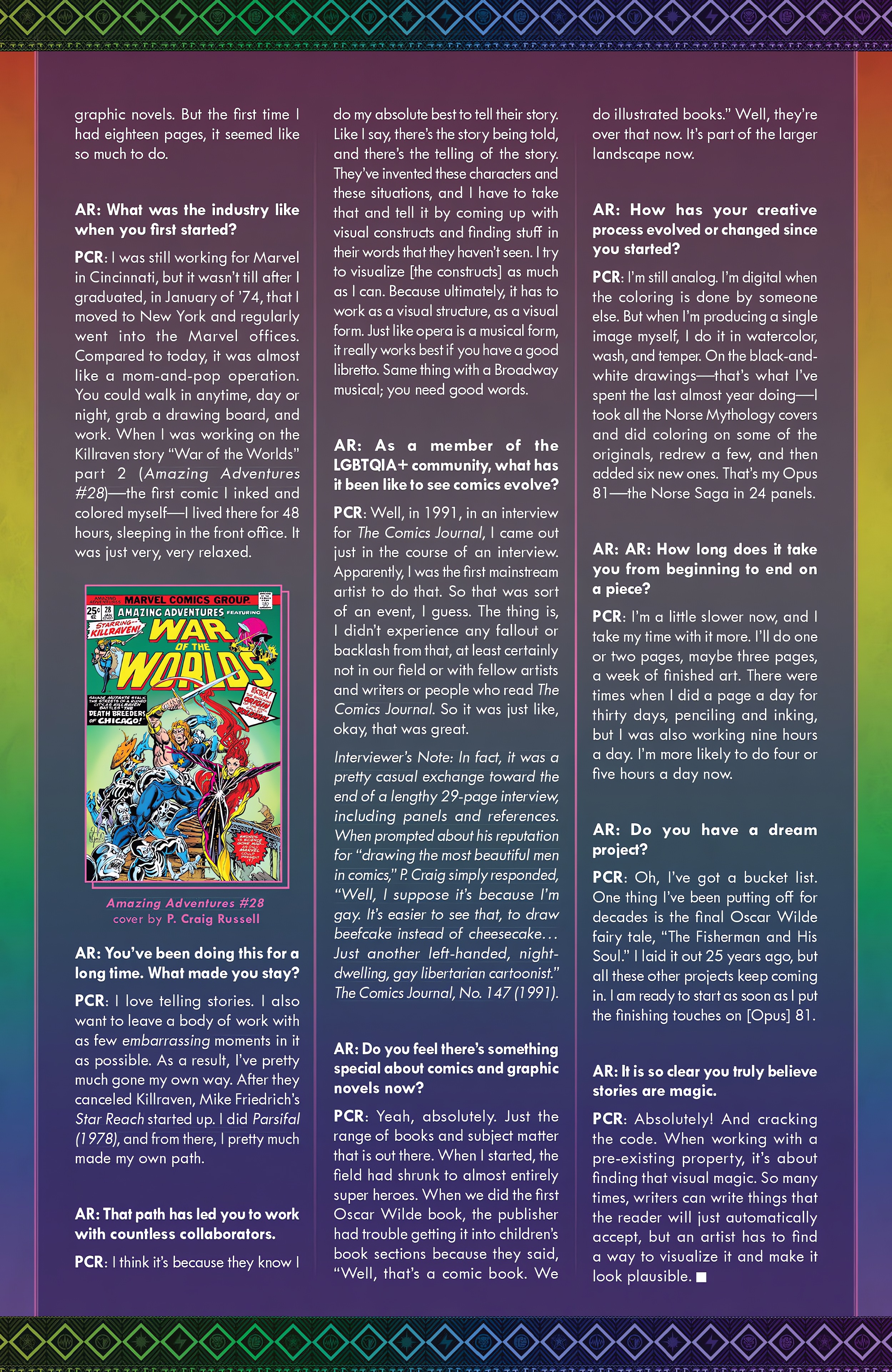 Read online Marvel's Voices: Pride (2023) comic -  Issue # TPB - 25
