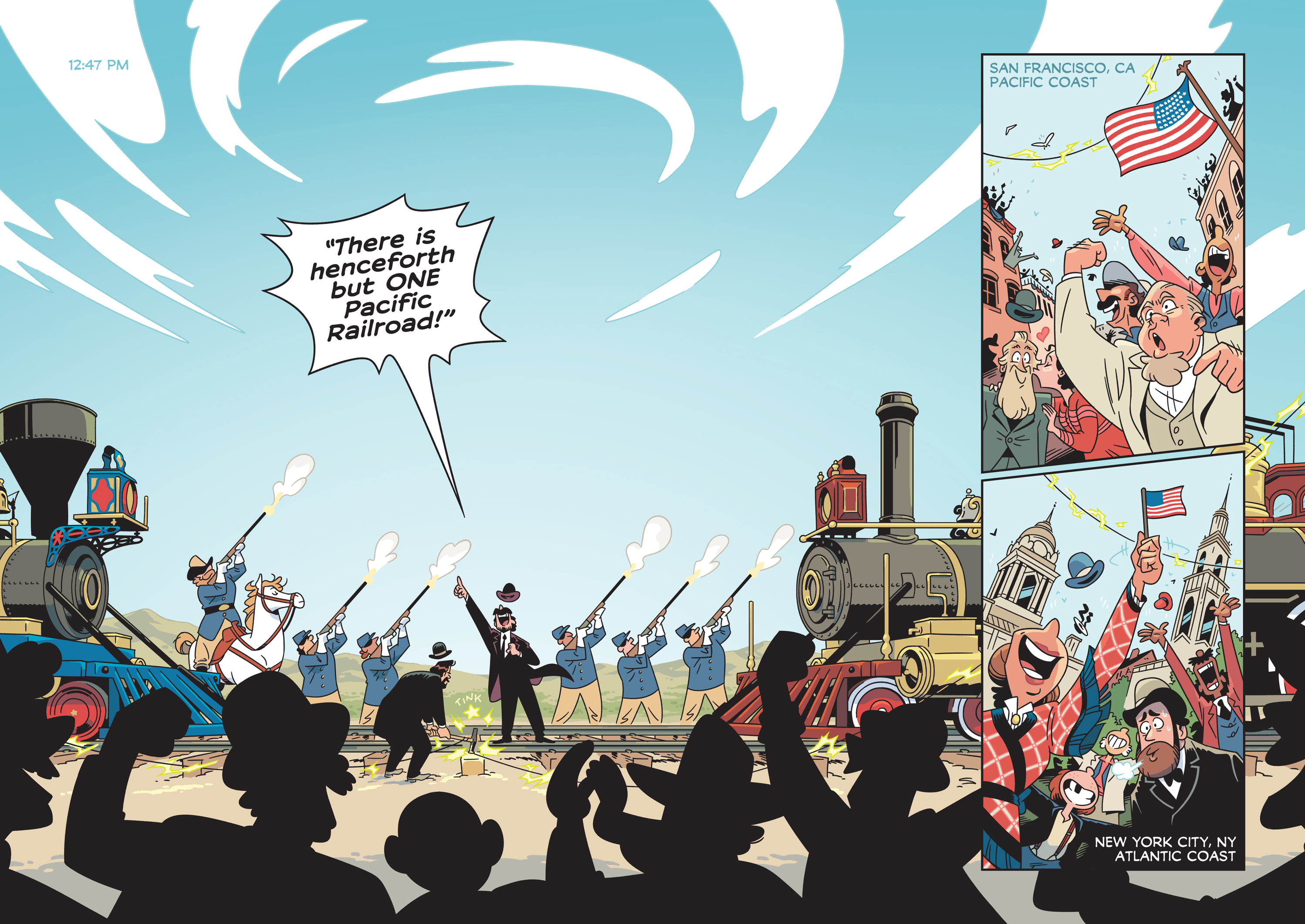 Read online History Comics comic -  Issue # The Transcontinental Railroad - 121