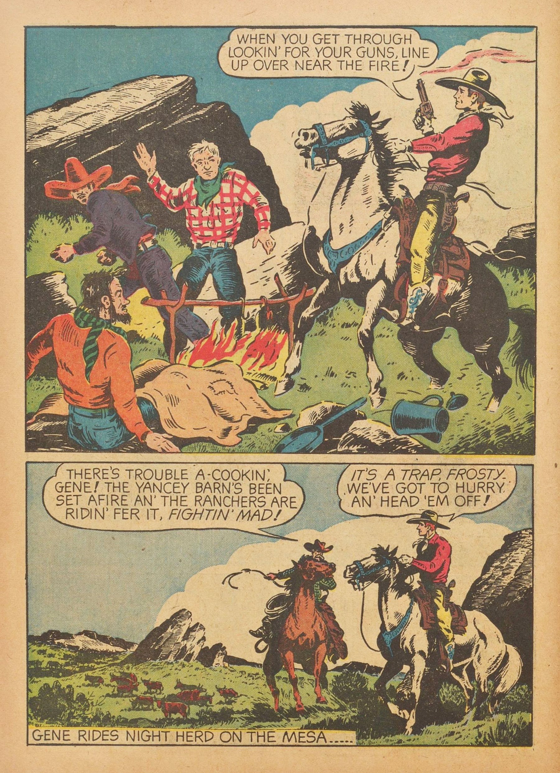 Read online Gene Autry Comics comic -  Issue #2 - 50