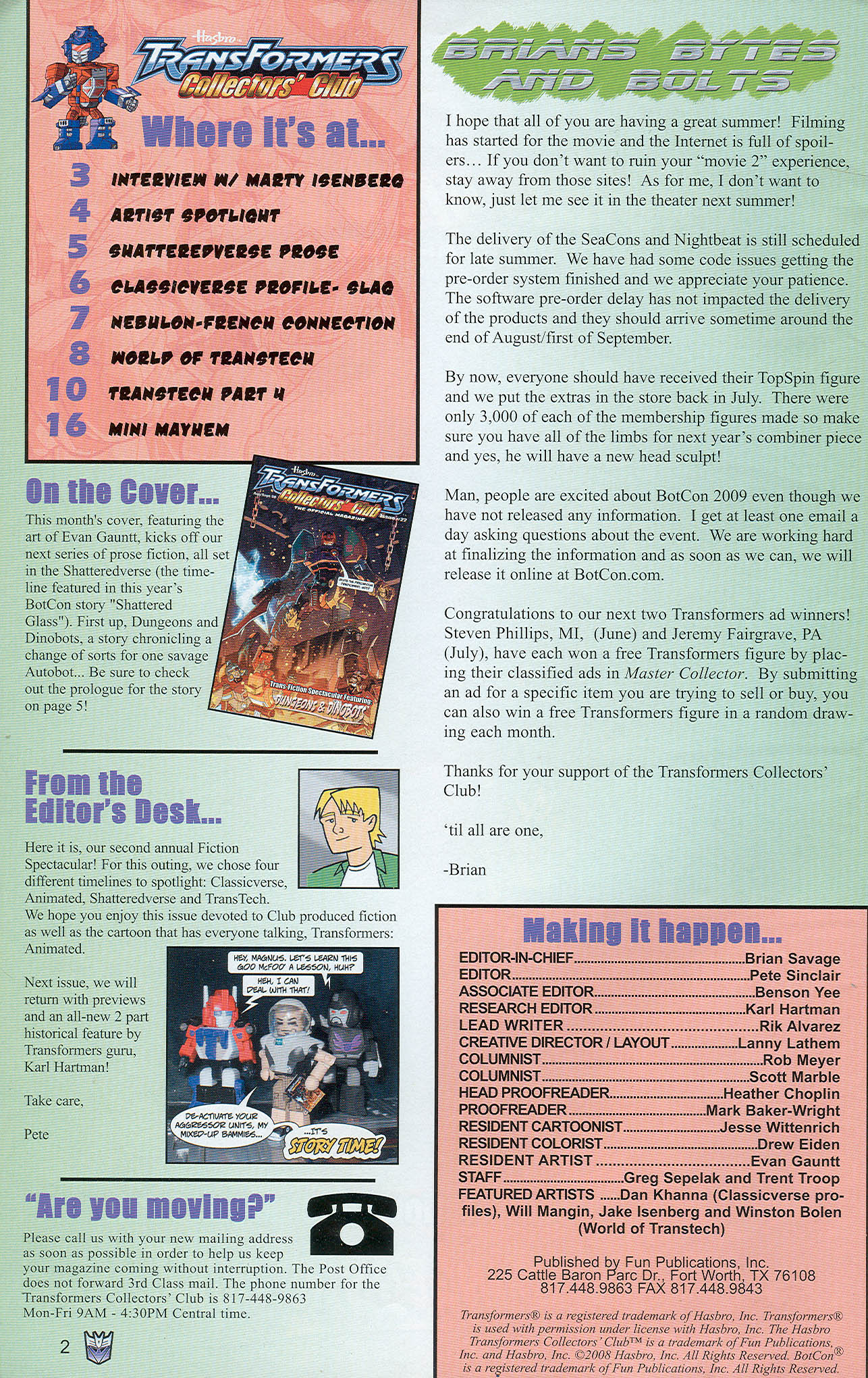 Read online Transformers: Collectors' Club comic -  Issue #22 - 2