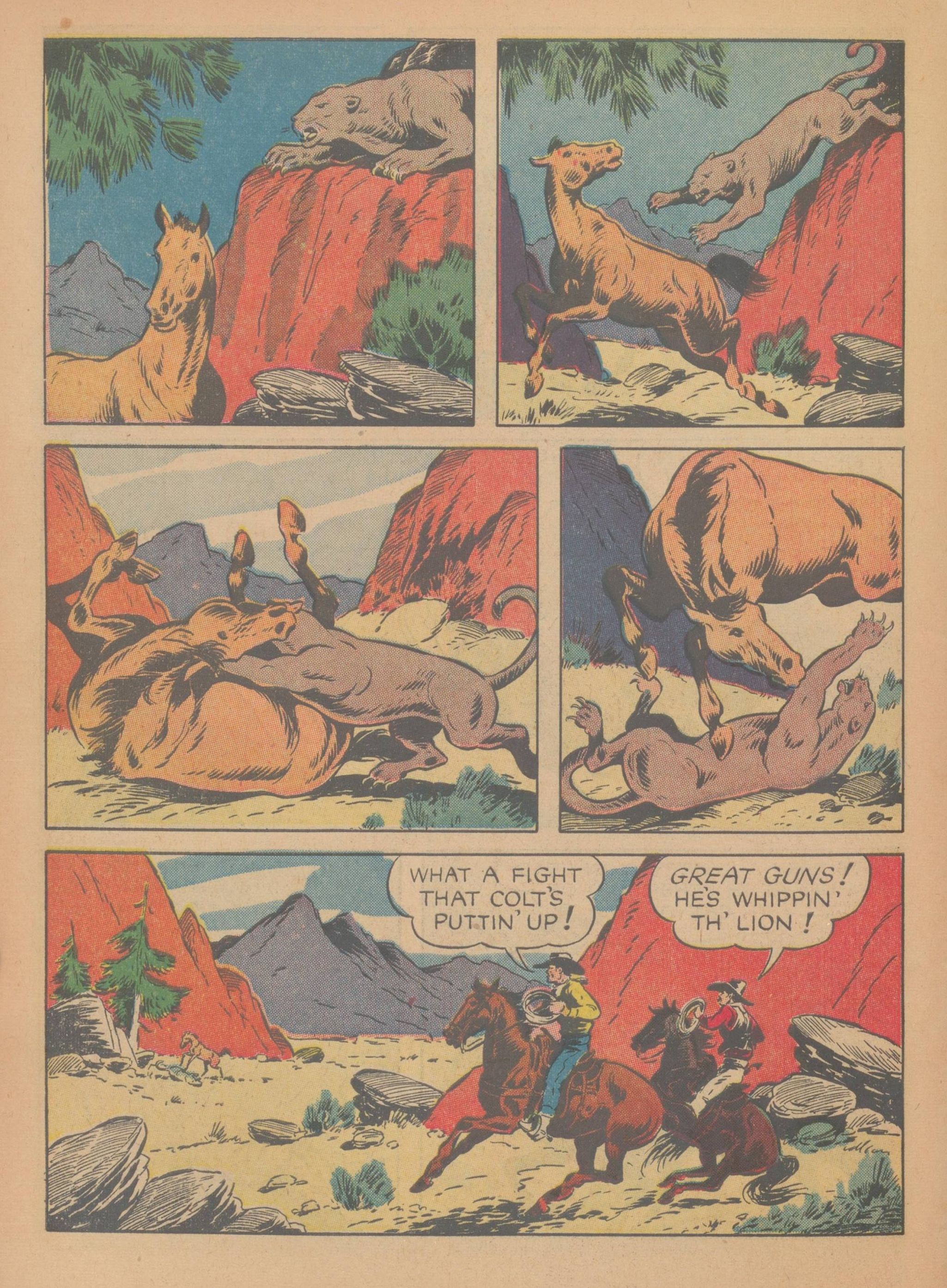 Read online Gene Autry Comics comic -  Issue #5 - 64