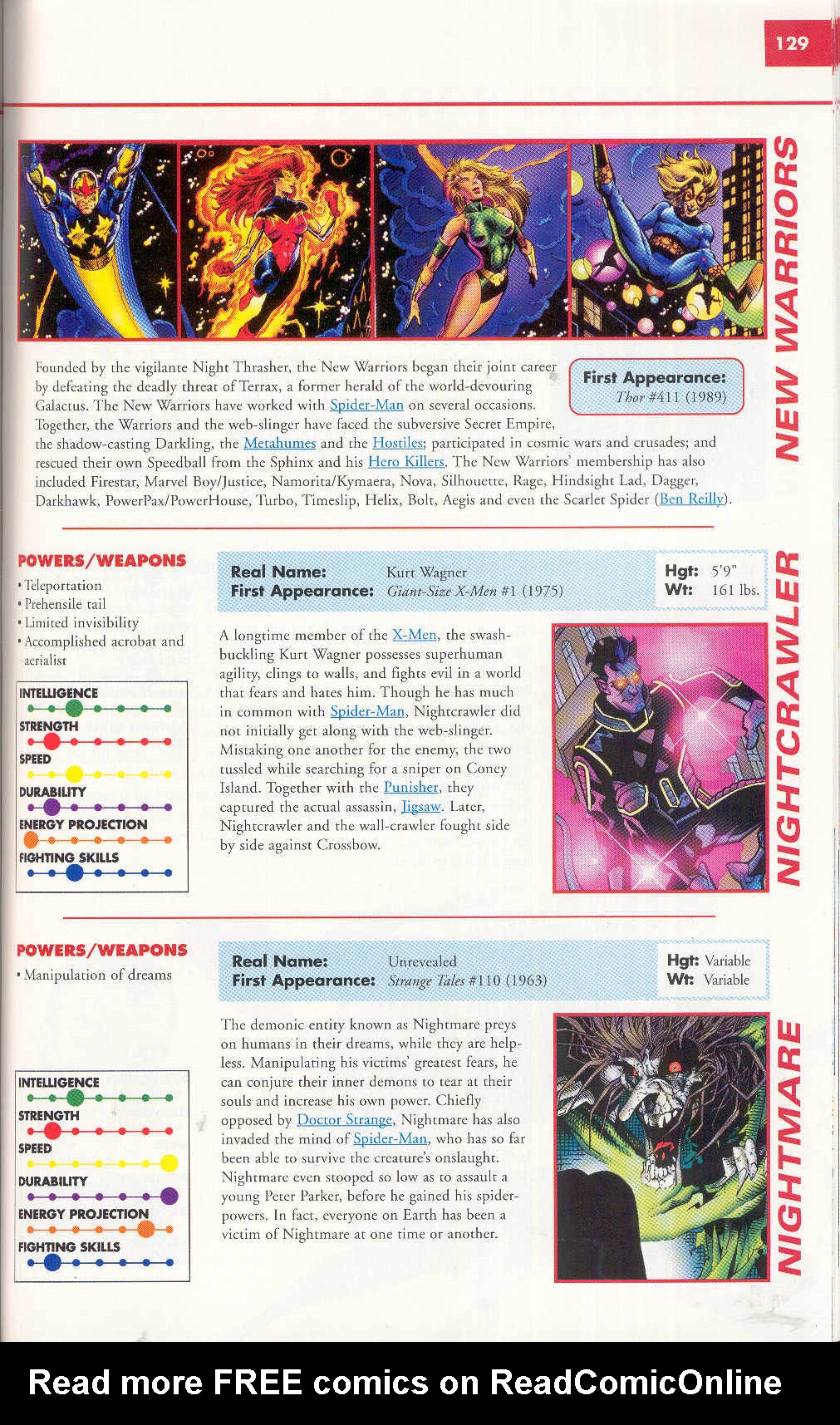 Read online Marvel Encyclopedia comic -  Issue # TPB 4 - 128