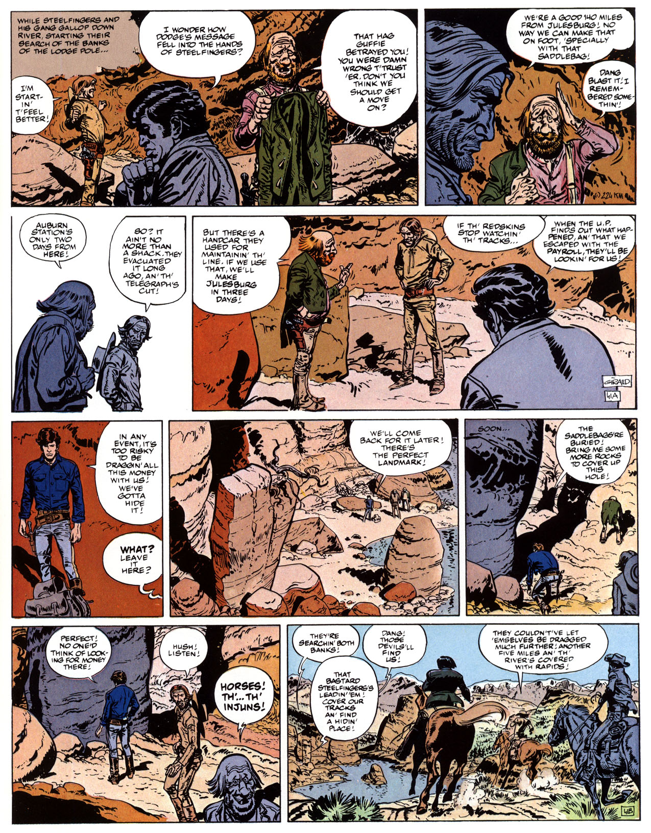 Read online Epic Graphic Novel: Lieutenant Blueberry comic -  Issue #2 - 45