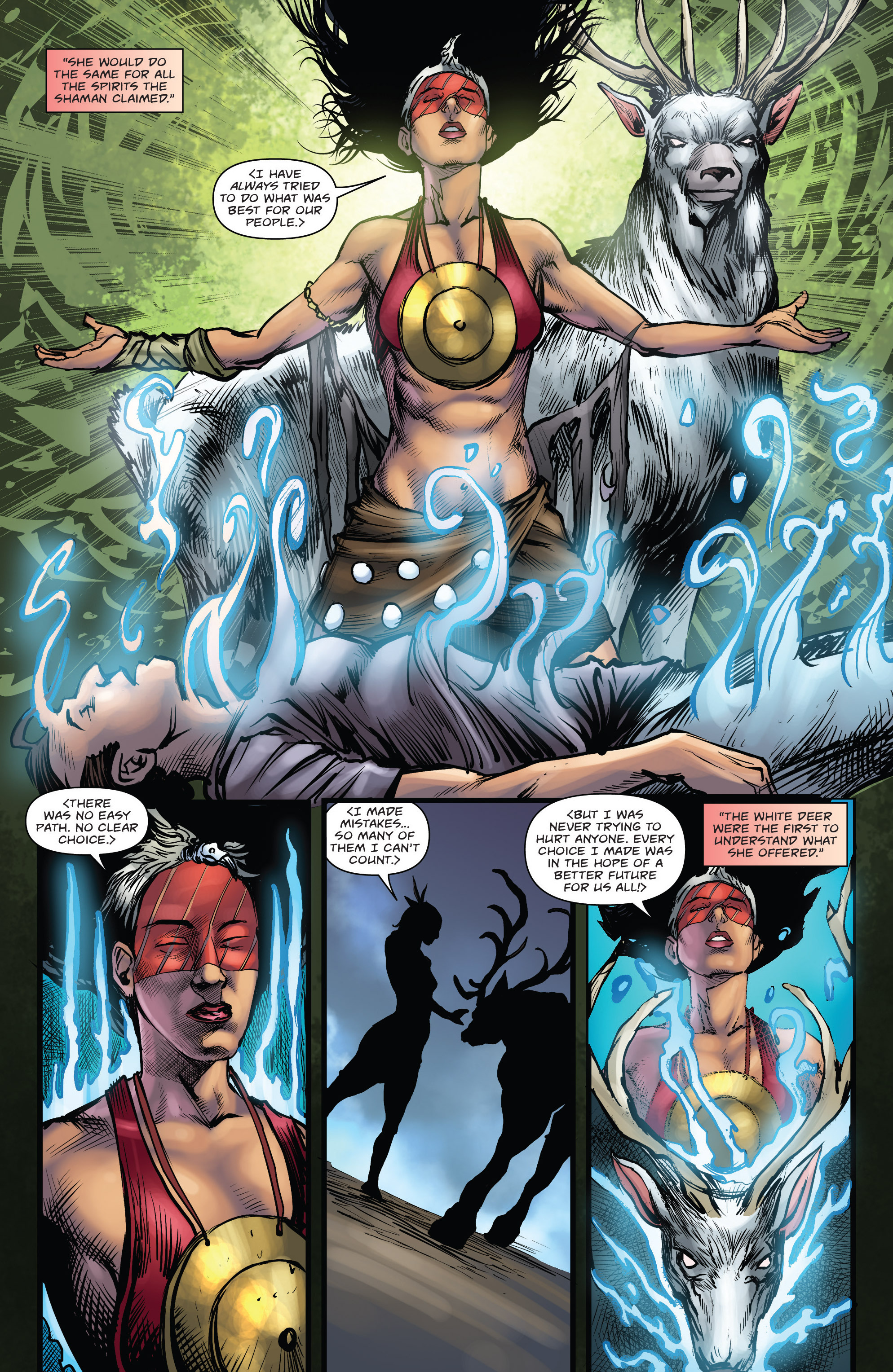 Read online Grimm Fairy Tales presents Dark Shaman comic -  Issue #4 - 19