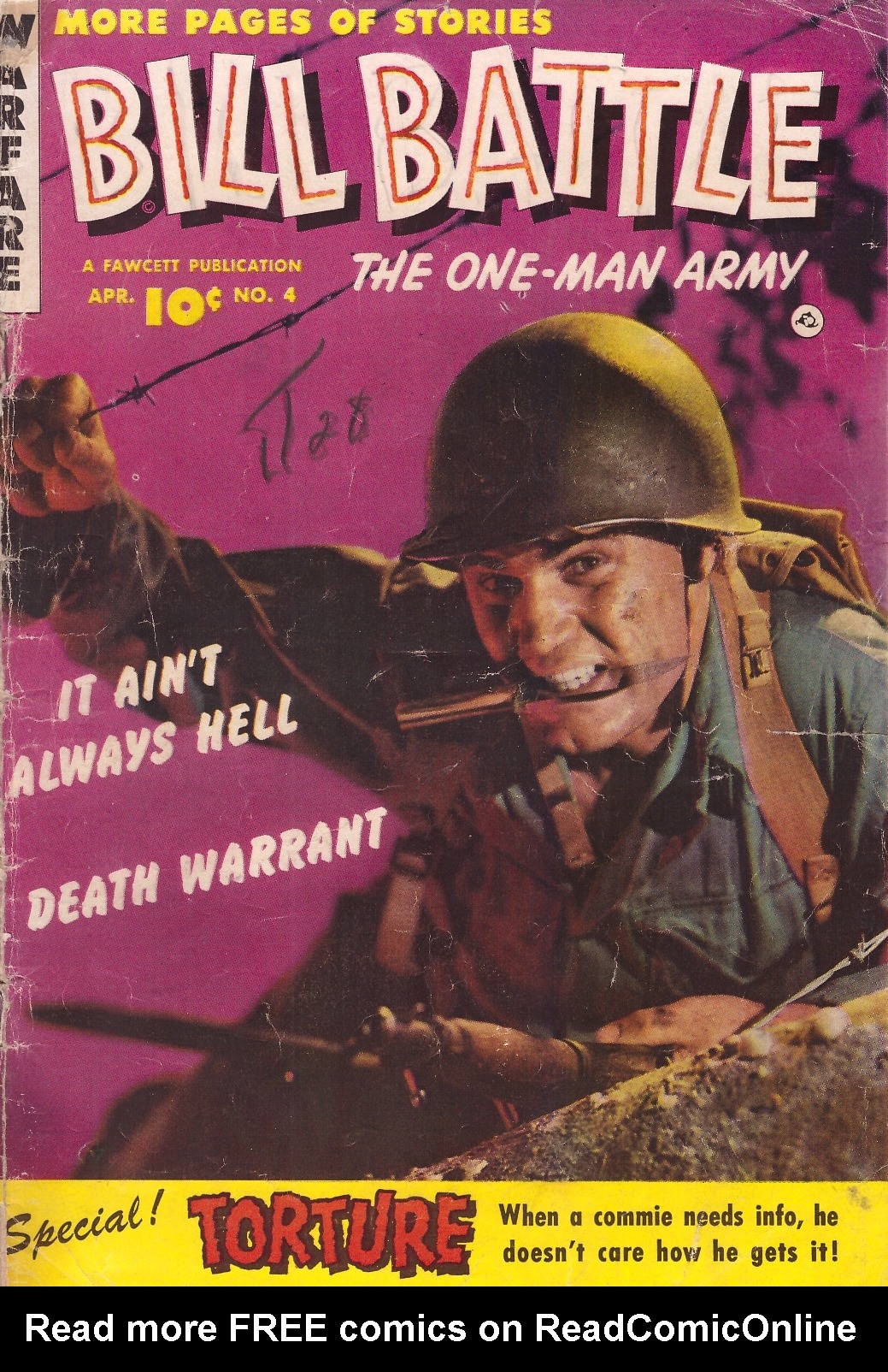 Read online Bill Battle: The One Man Army comic -  Issue #4 - 1