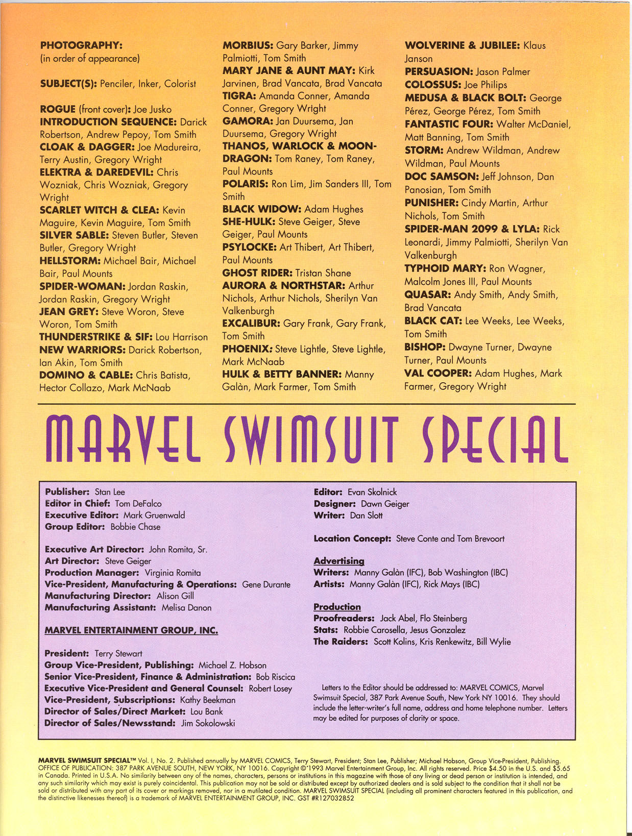 Read online Marvel Swimsuit Special comic -  Issue #2 - 3