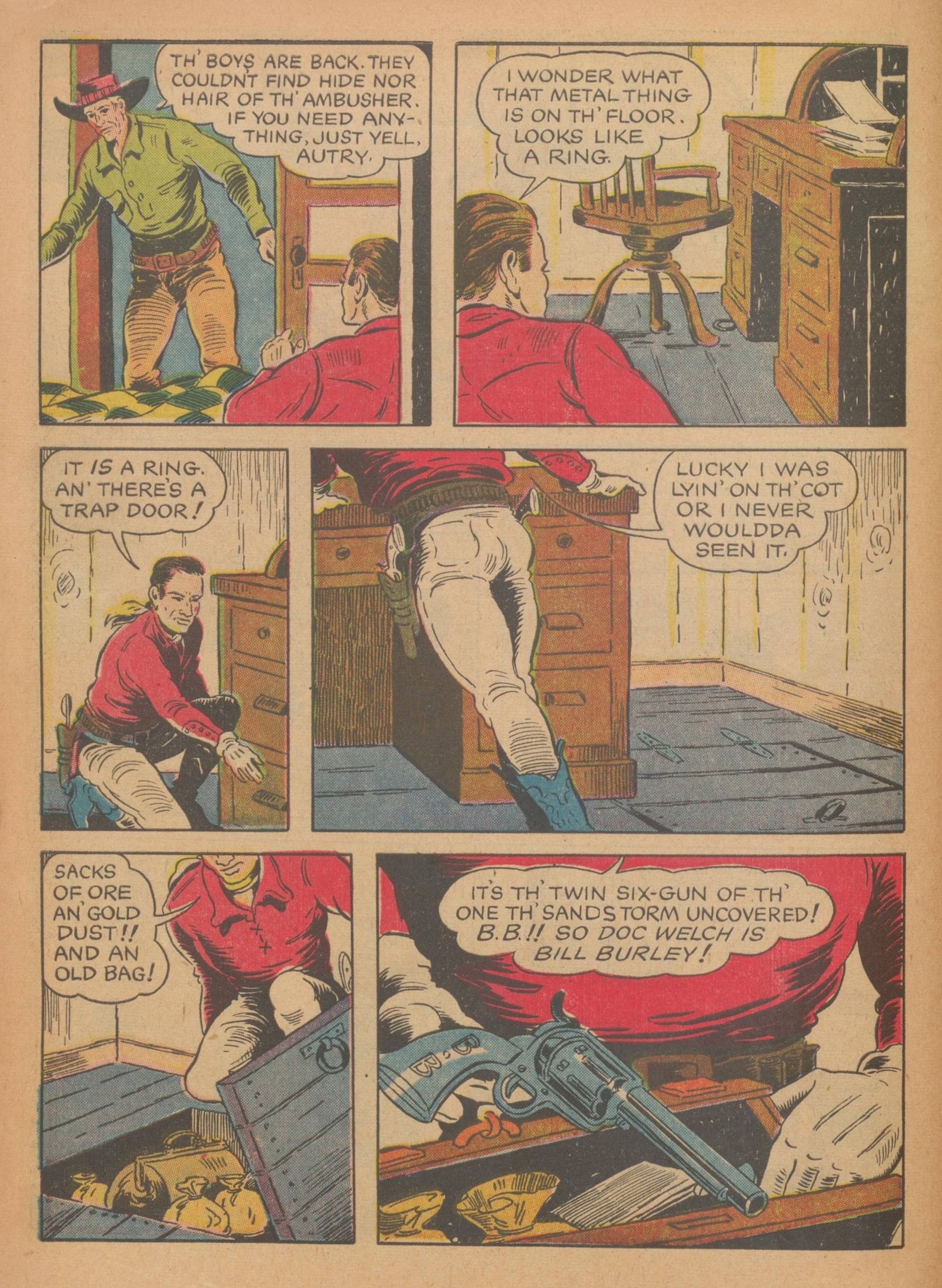 Read online Gene Autry Comics comic -  Issue #5 - 16