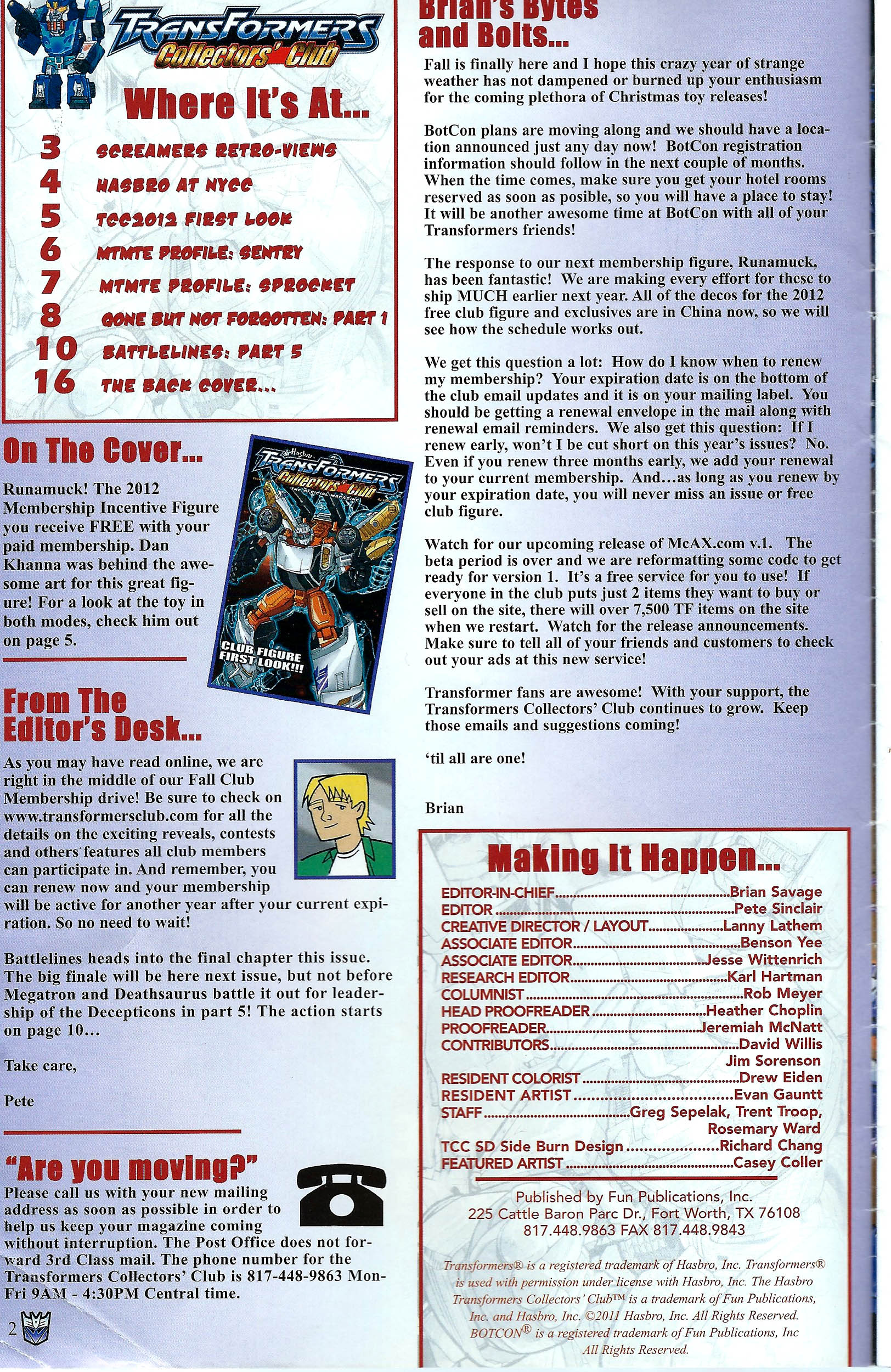Read online Transformers: Collectors' Club comic -  Issue #41 - 2