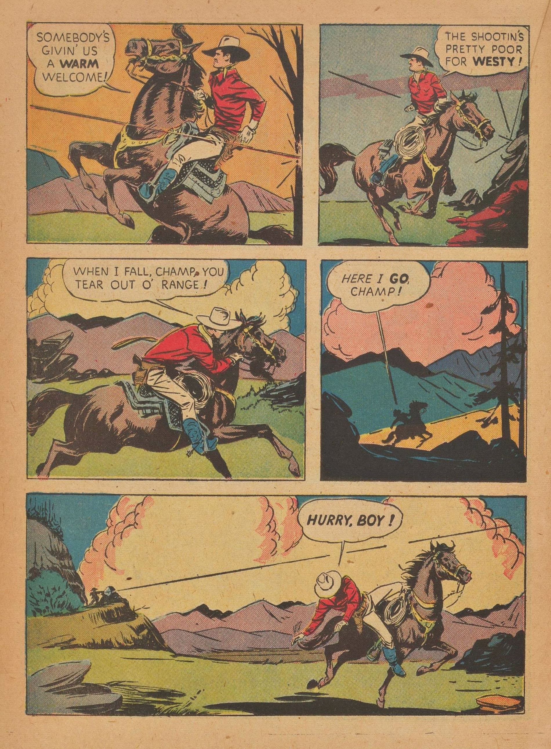 Read online Gene Autry Comics comic -  Issue #9 - 32