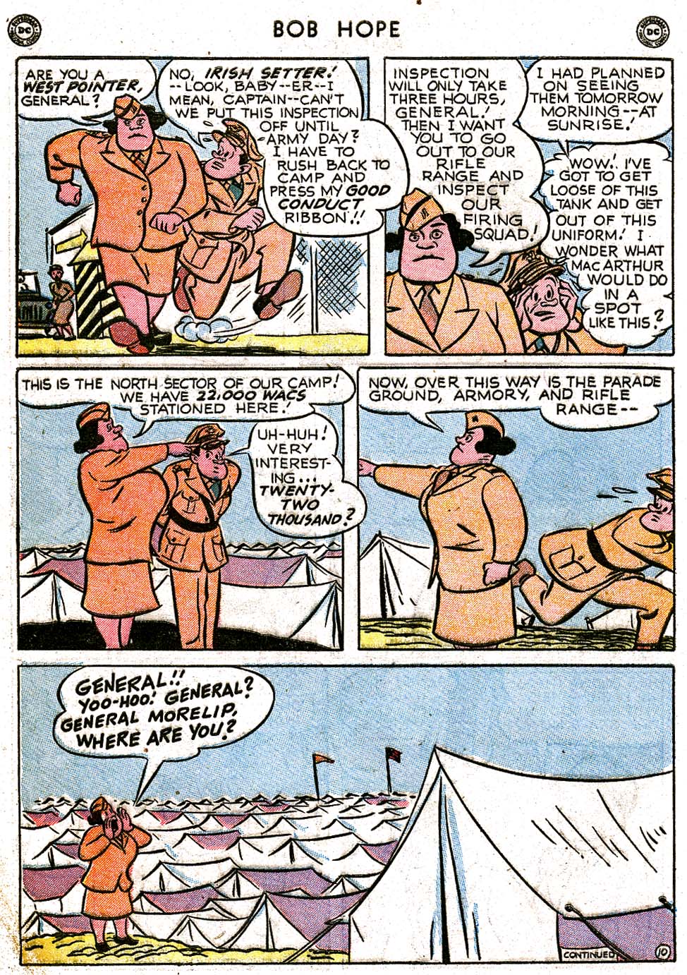 Read online The Adventures of Bob Hope comic -  Issue #8 - 12