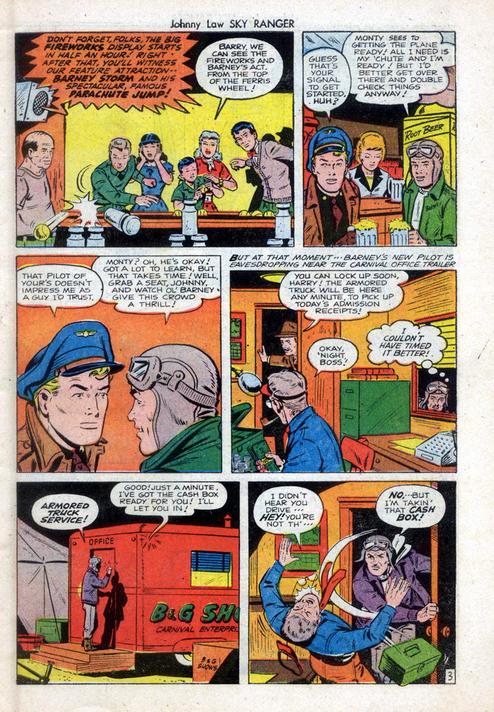 Read online Johnny Law Sky Ranger Adventures comic -  Issue #3 - 5