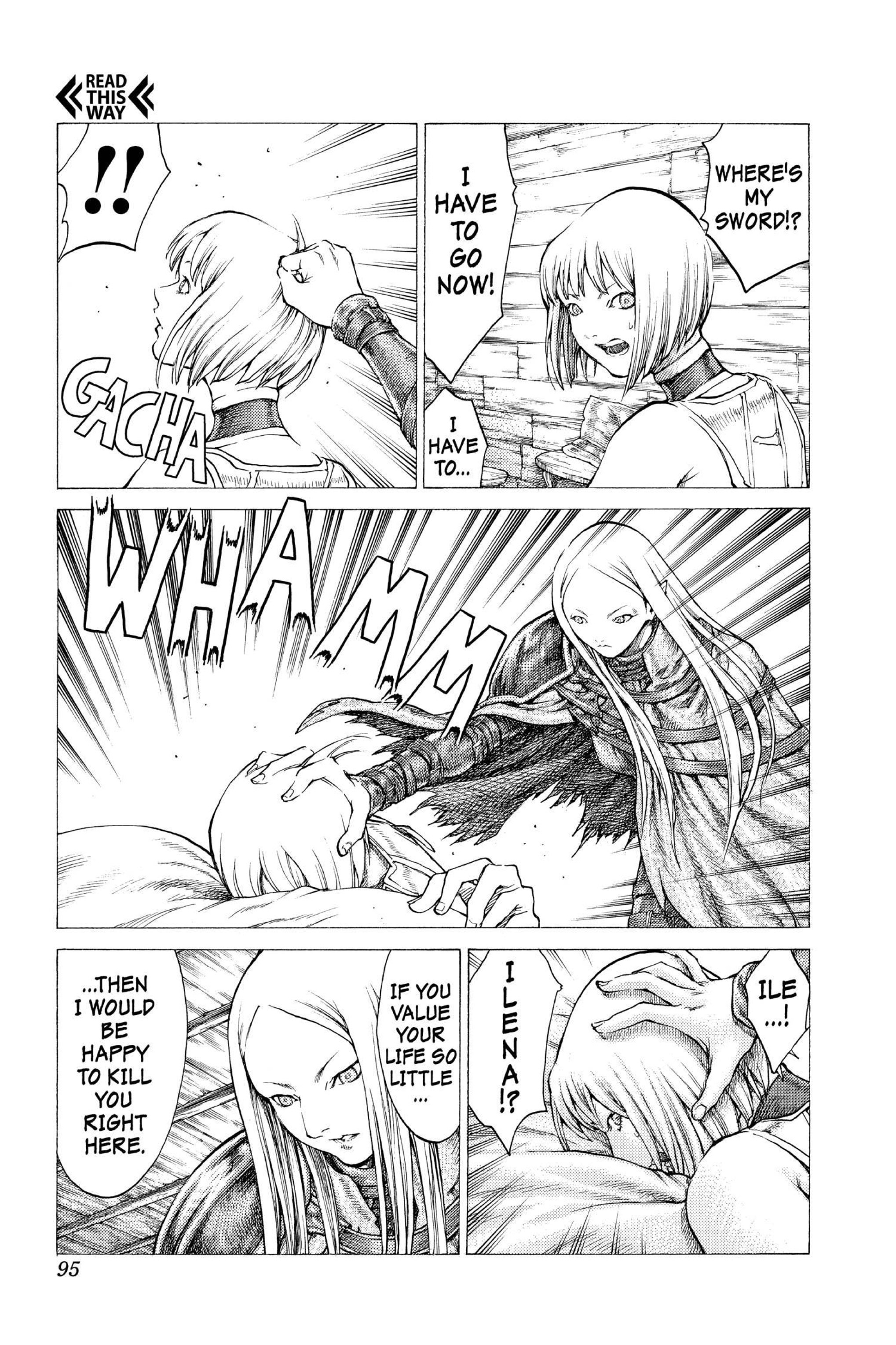 Read online Claymore comic -  Issue #7 - 88