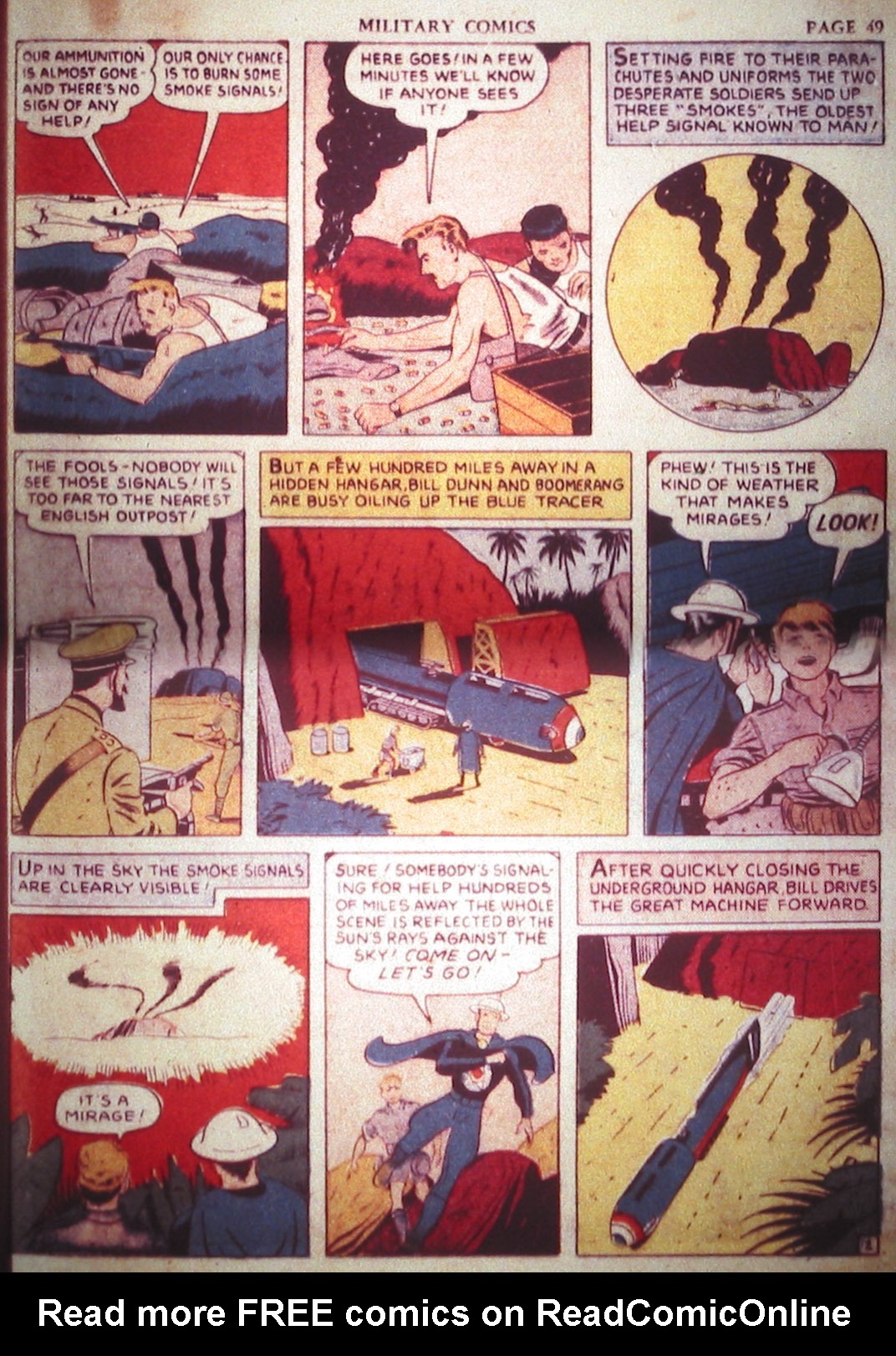 Read online Military Comics comic -  Issue #2 - 51