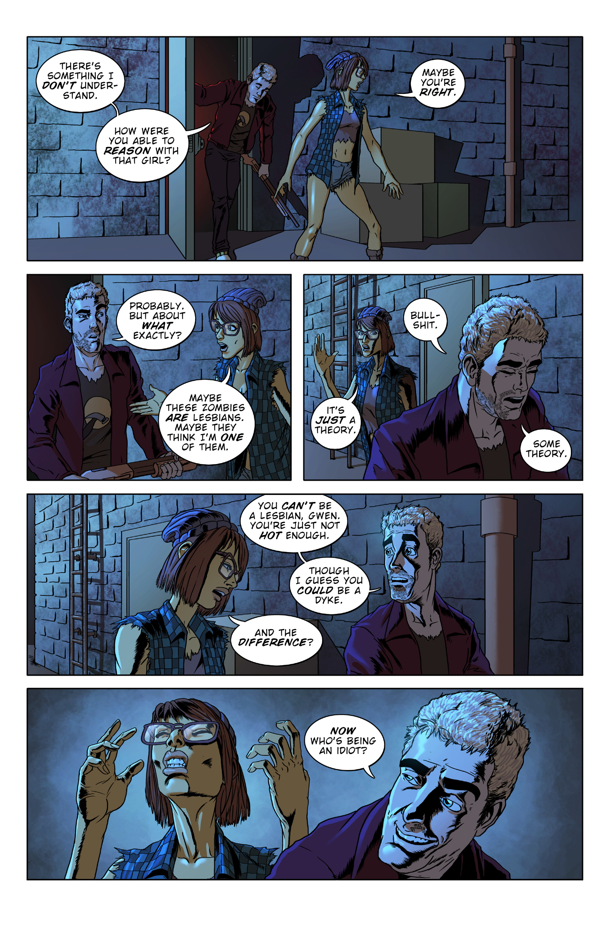 Read online Lesbian Zombies from Outer Space comic -  Issue #2 - 27