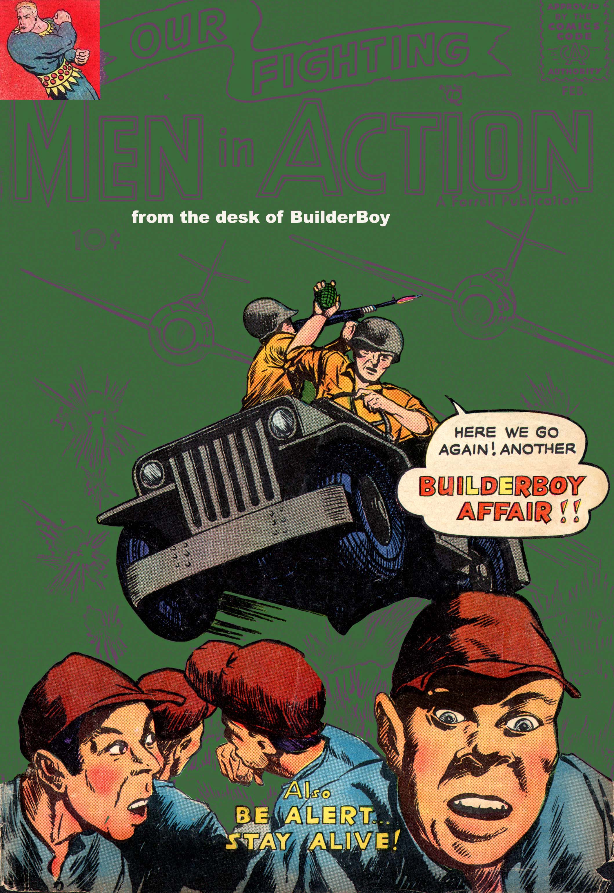 Read online Men in Action (1957) comic -  Issue #5 - 37