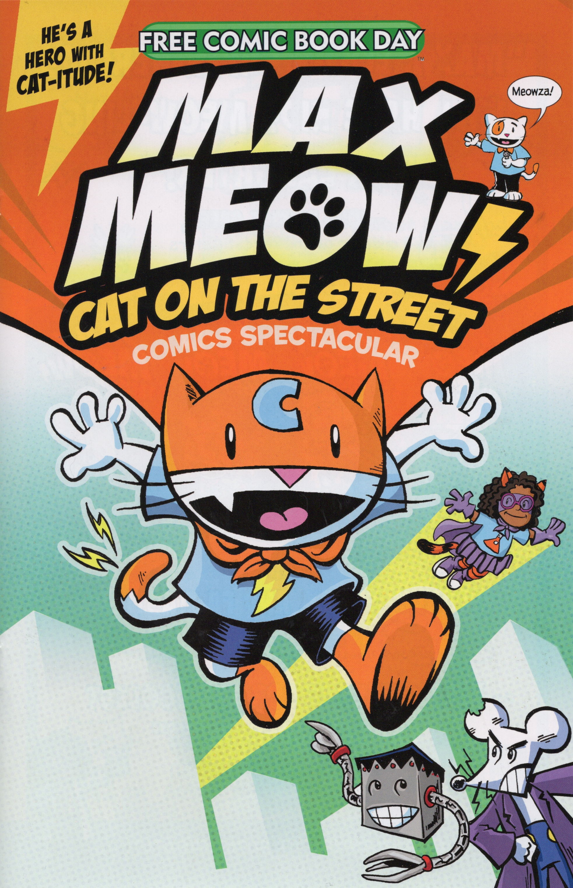 Read online Free Comic Book Day 2022 comic -  Issue # Penguin Random House Max Meow Cat On The Street - 1