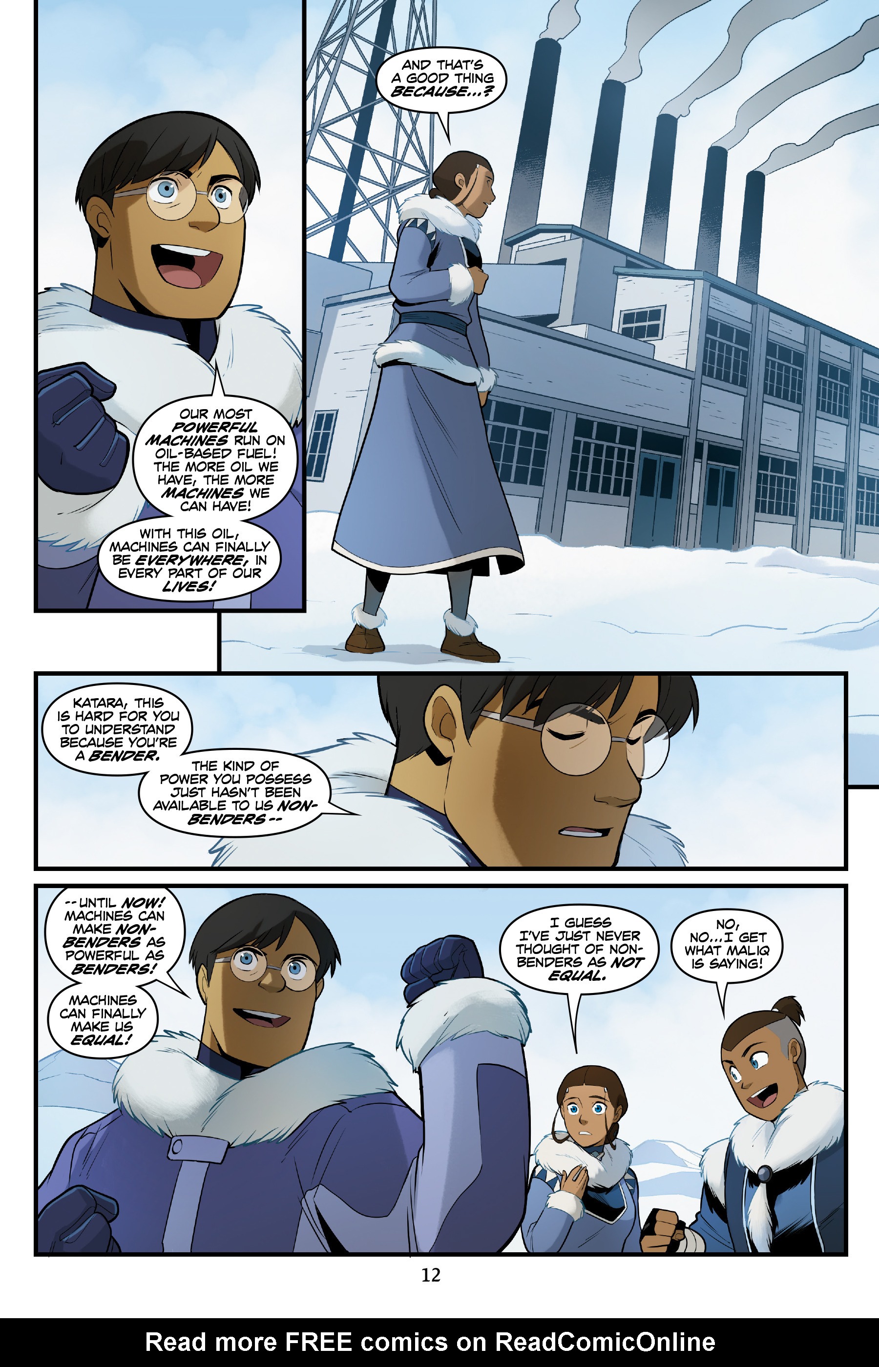 Read online Nickelodeon Avatar: The Last Airbender - North and South comic -  Issue #2 - 14