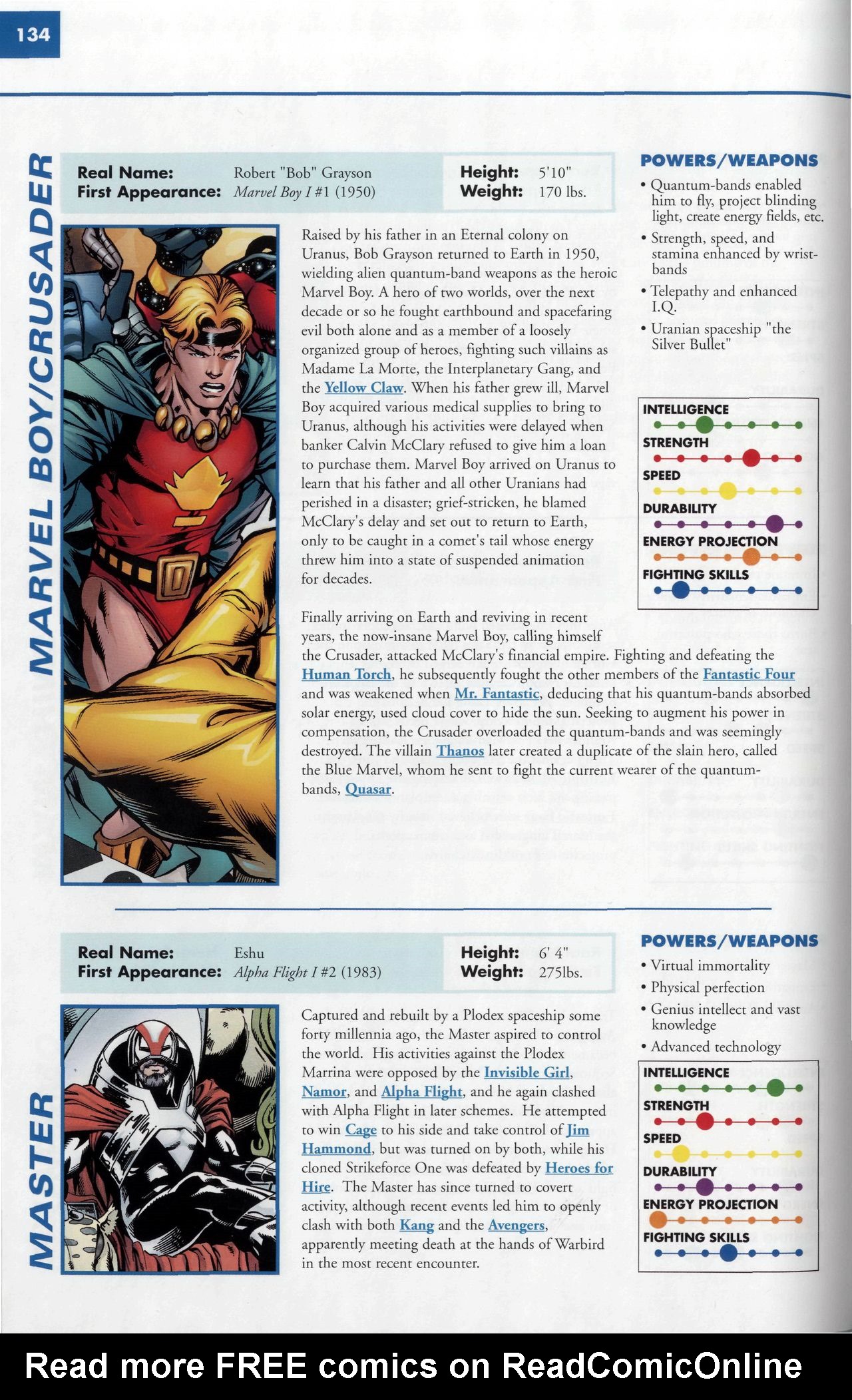 Read online Marvel Encyclopedia comic -  Issue # TPB 6 - 137