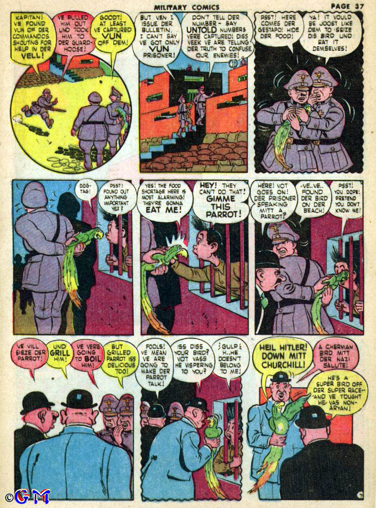Read online Military Comics comic -  Issue #23 - 39
