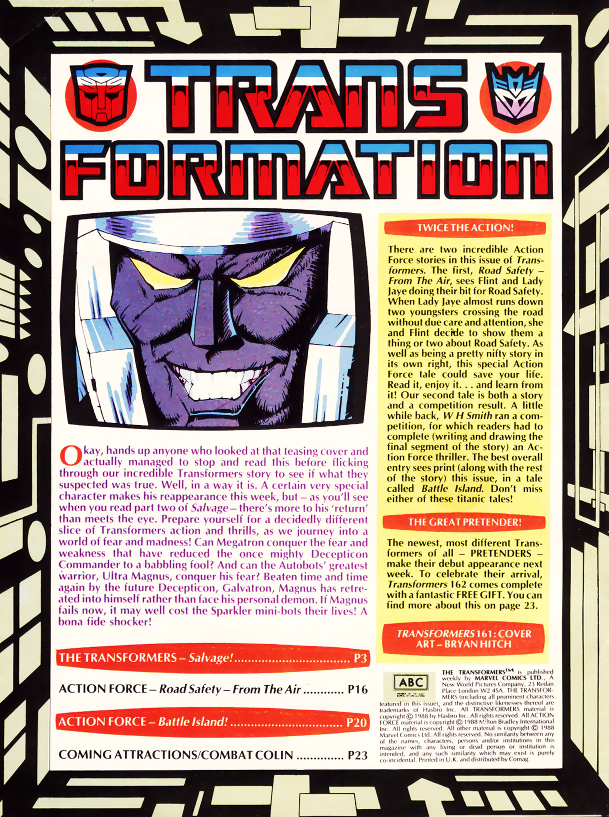 Read online The Transformers (UK) comic -  Issue #161 - 2