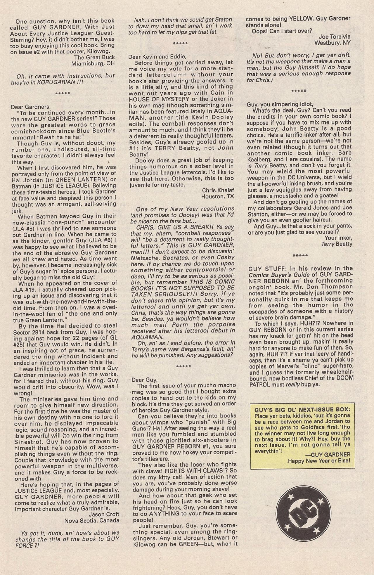 Read online Guy Gardner comic -  Issue #5 - 33