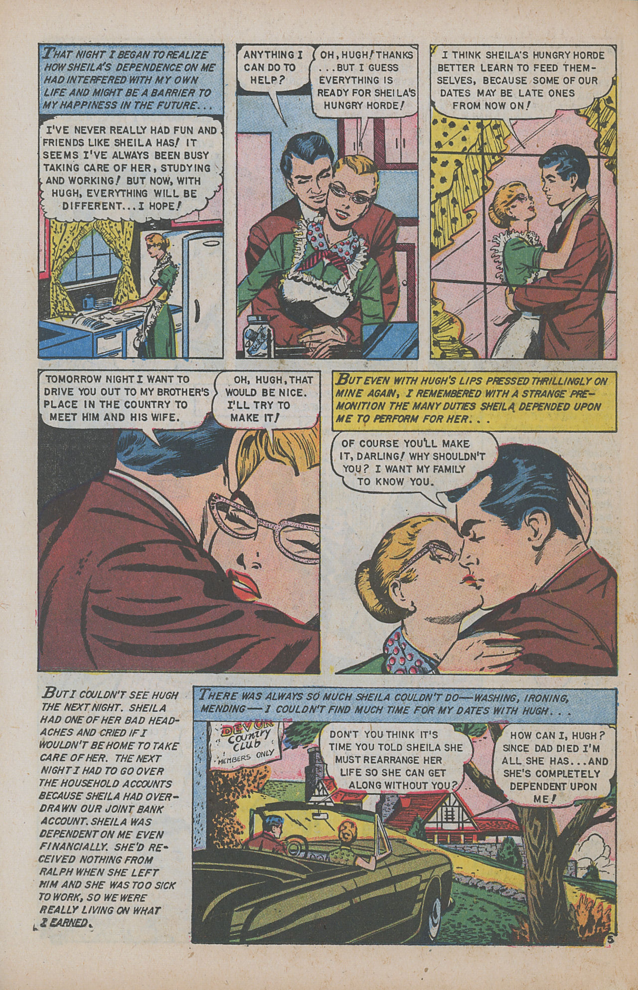 Read online Glamorous Romances comic -  Issue #75 - 22