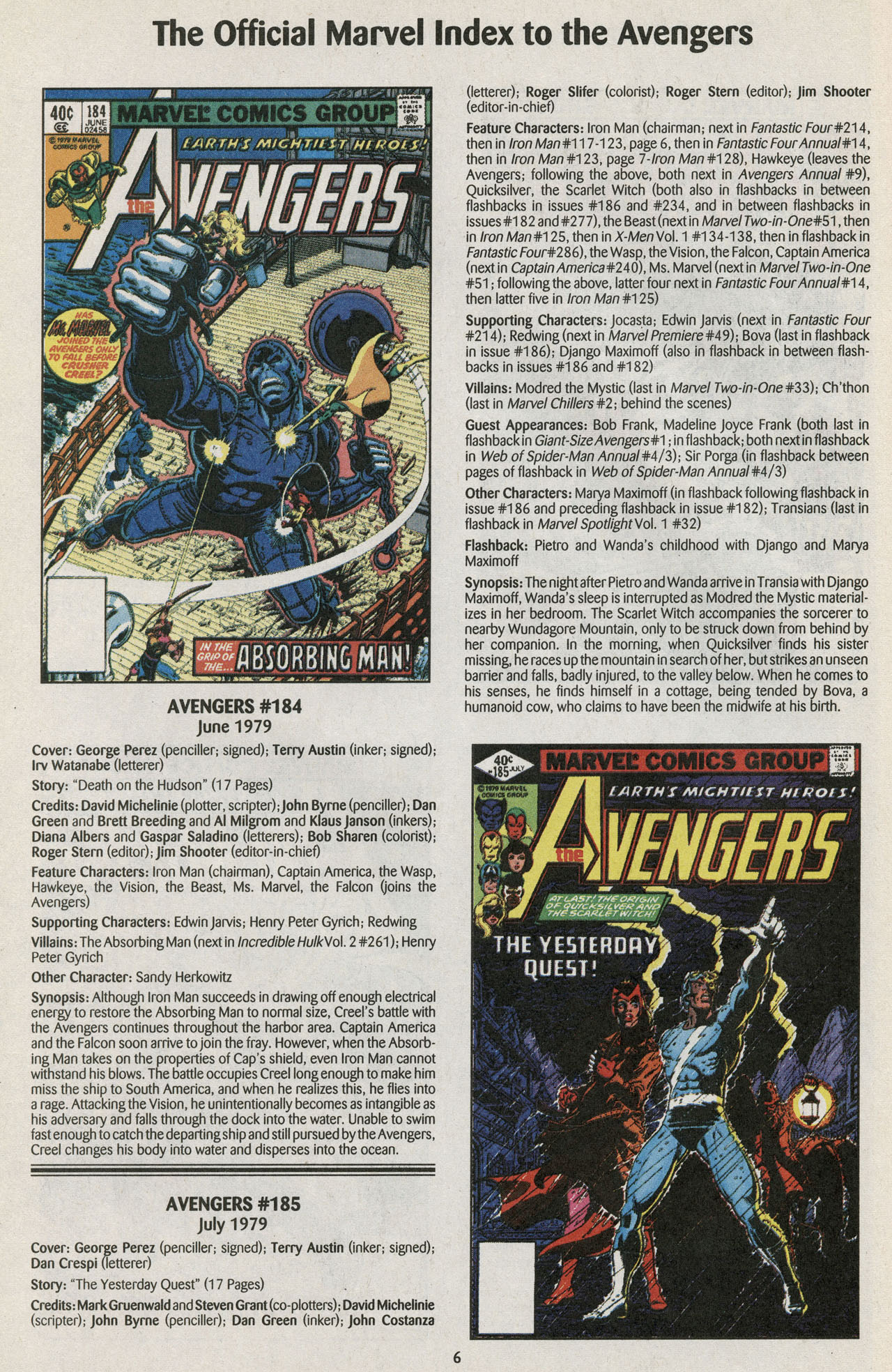Read online The Official Marvel Index to the Avengers comic -  Issue #4 - 8