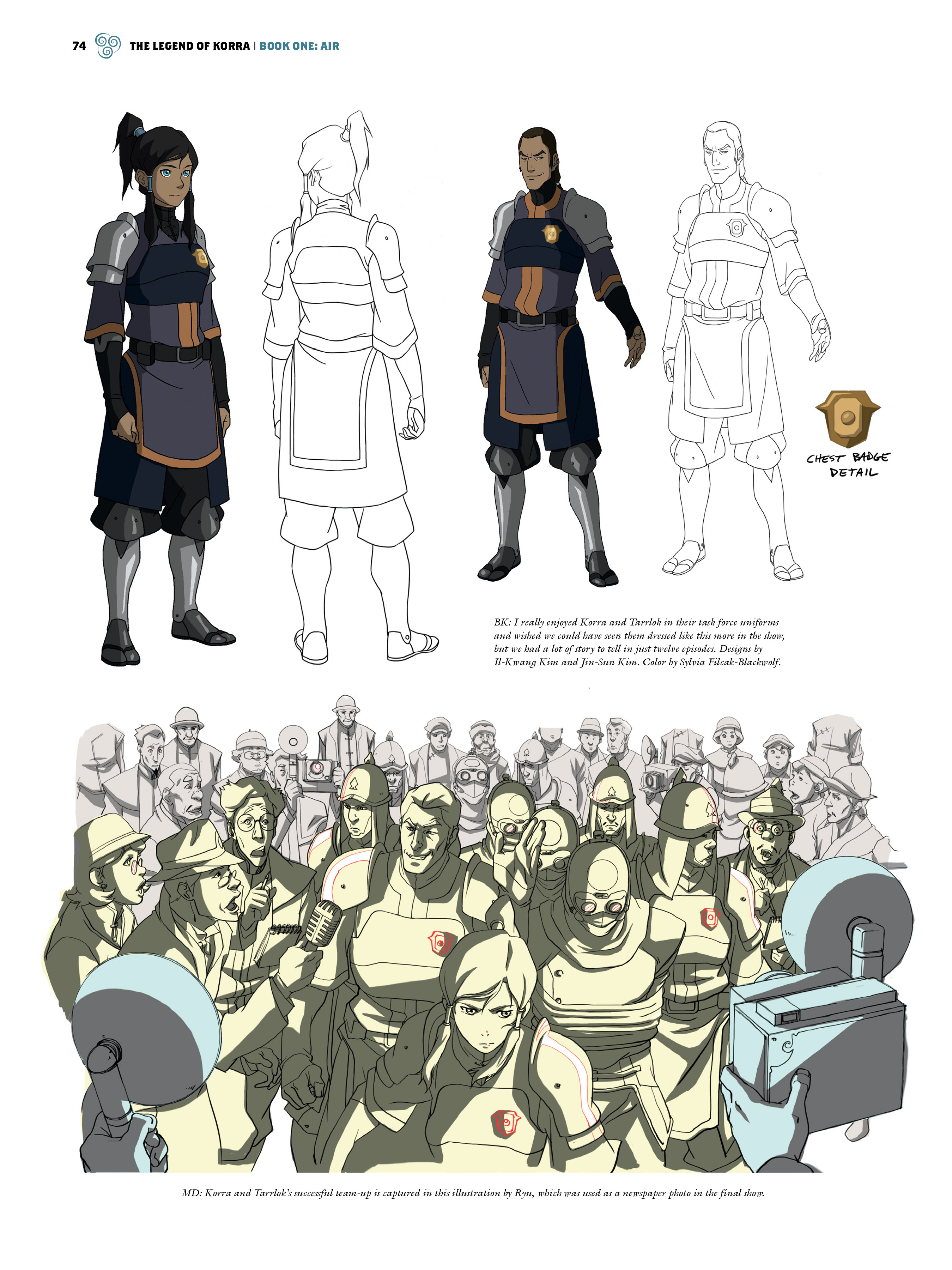 Read online The Legend of Korra: The Art of the Animated Series comic -  Issue # TPB 1 - 68