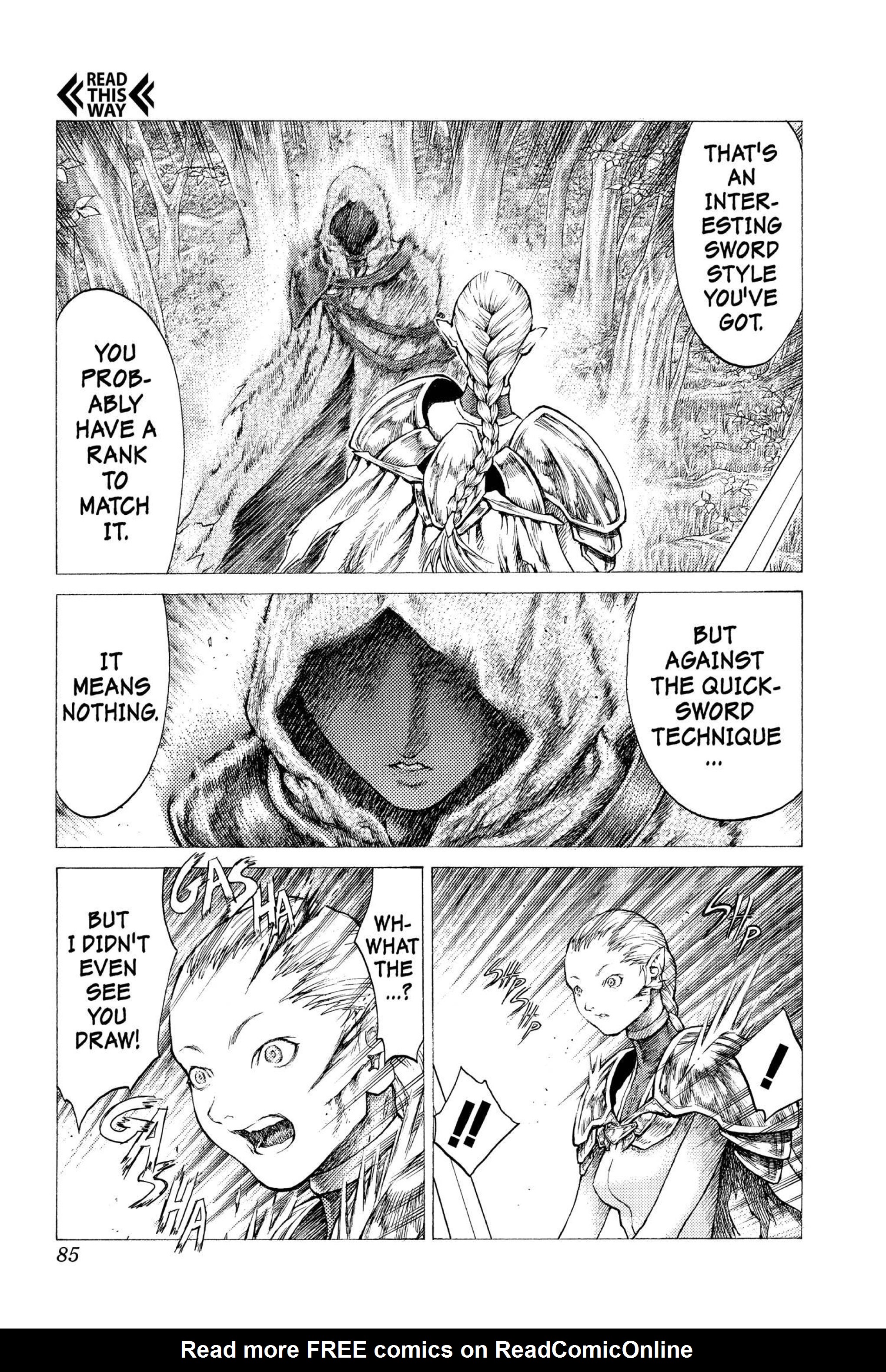 Read online Claymore comic -  Issue #7 - 80