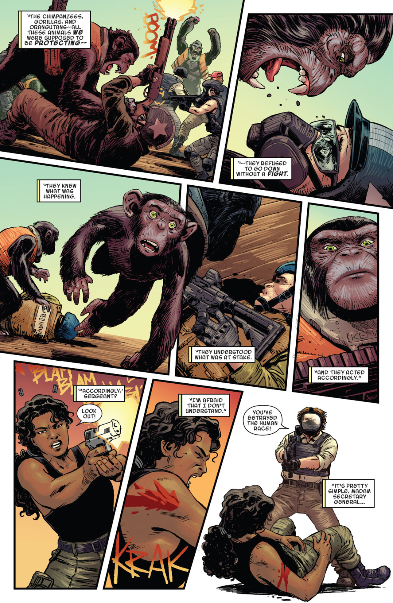 Read online Planet of the Apes (2023) comic -  Issue #4 - 5