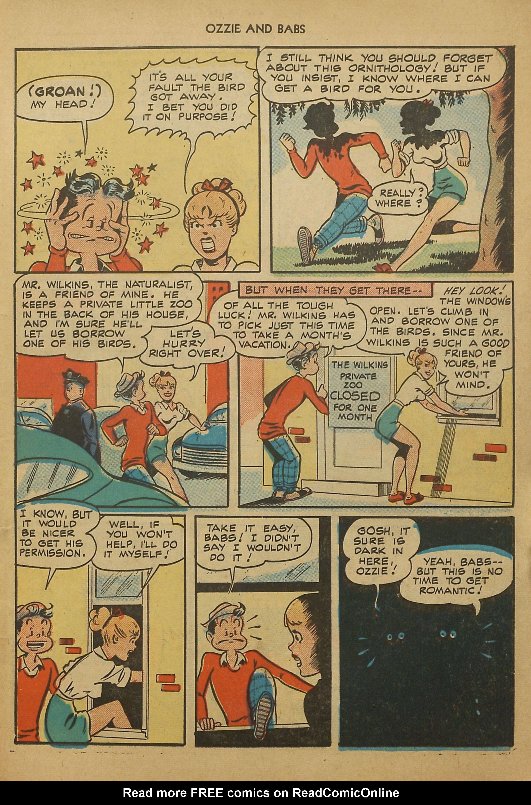 Read online Ozzie And Babs comic -  Issue #6 - 7