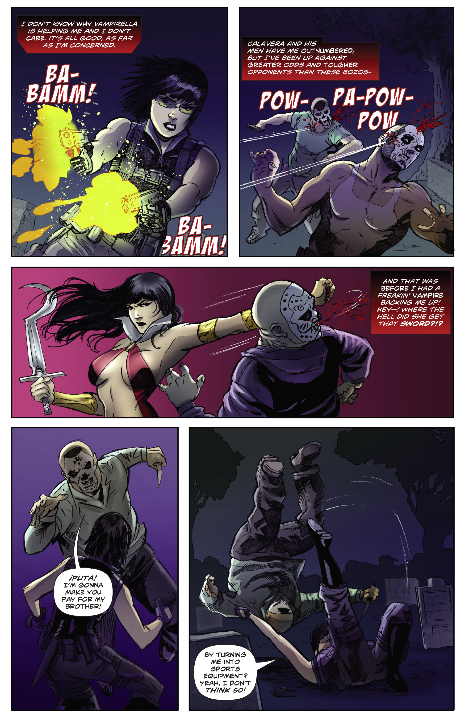 Read online Swords of Sorrow: Vampirella & Jennifer Blood comic -  Issue #3 - 14