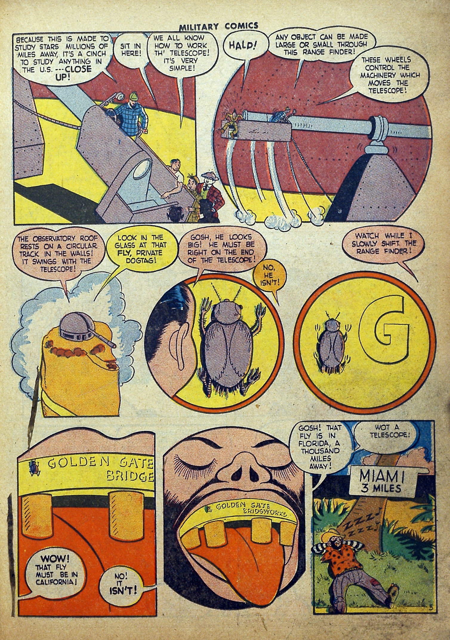 Read online Military Comics comic -  Issue #26 - 35
