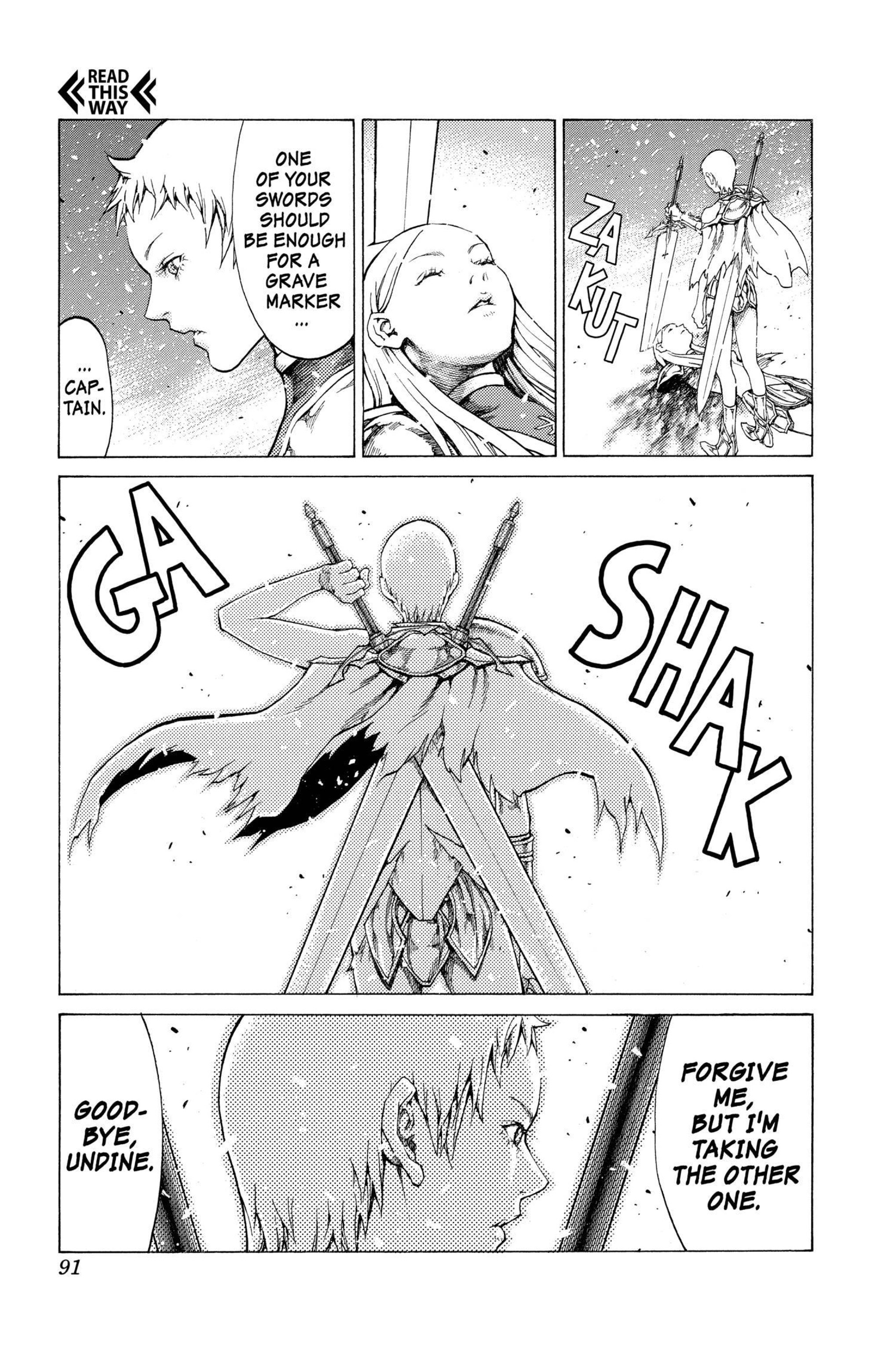 Read online Claymore comic -  Issue #11 - 84