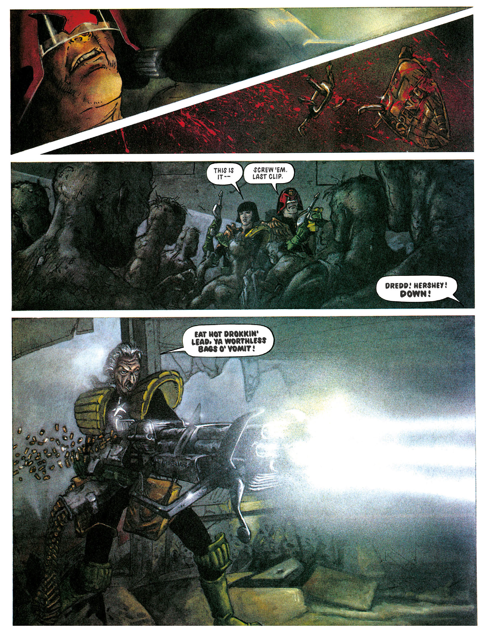 Read online Essential Judge Dredd: Judgement Day comic -  Issue # TPB - 78