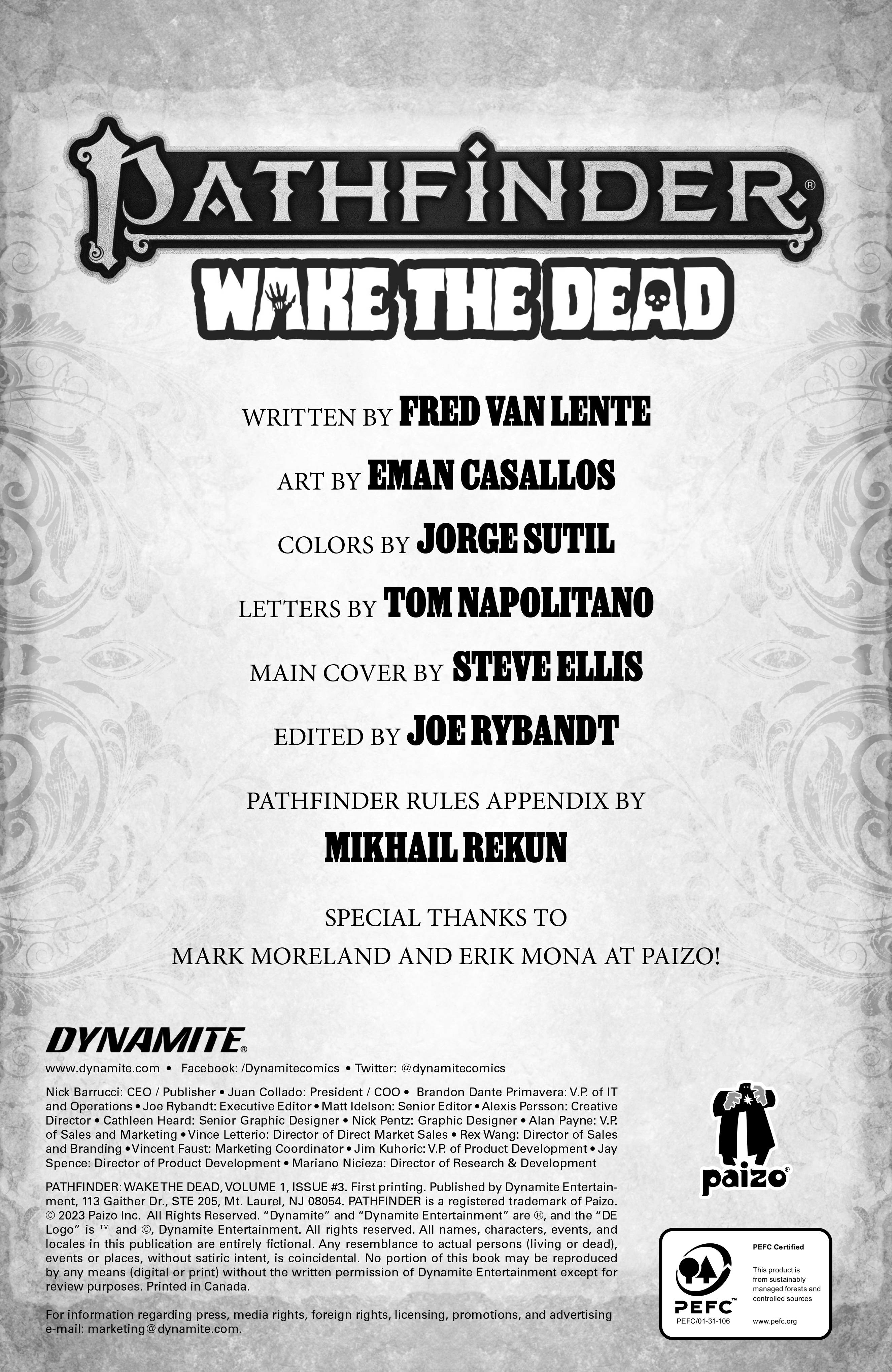 Read online Pathfinder: Wake the Dead comic -  Issue #3 - 4