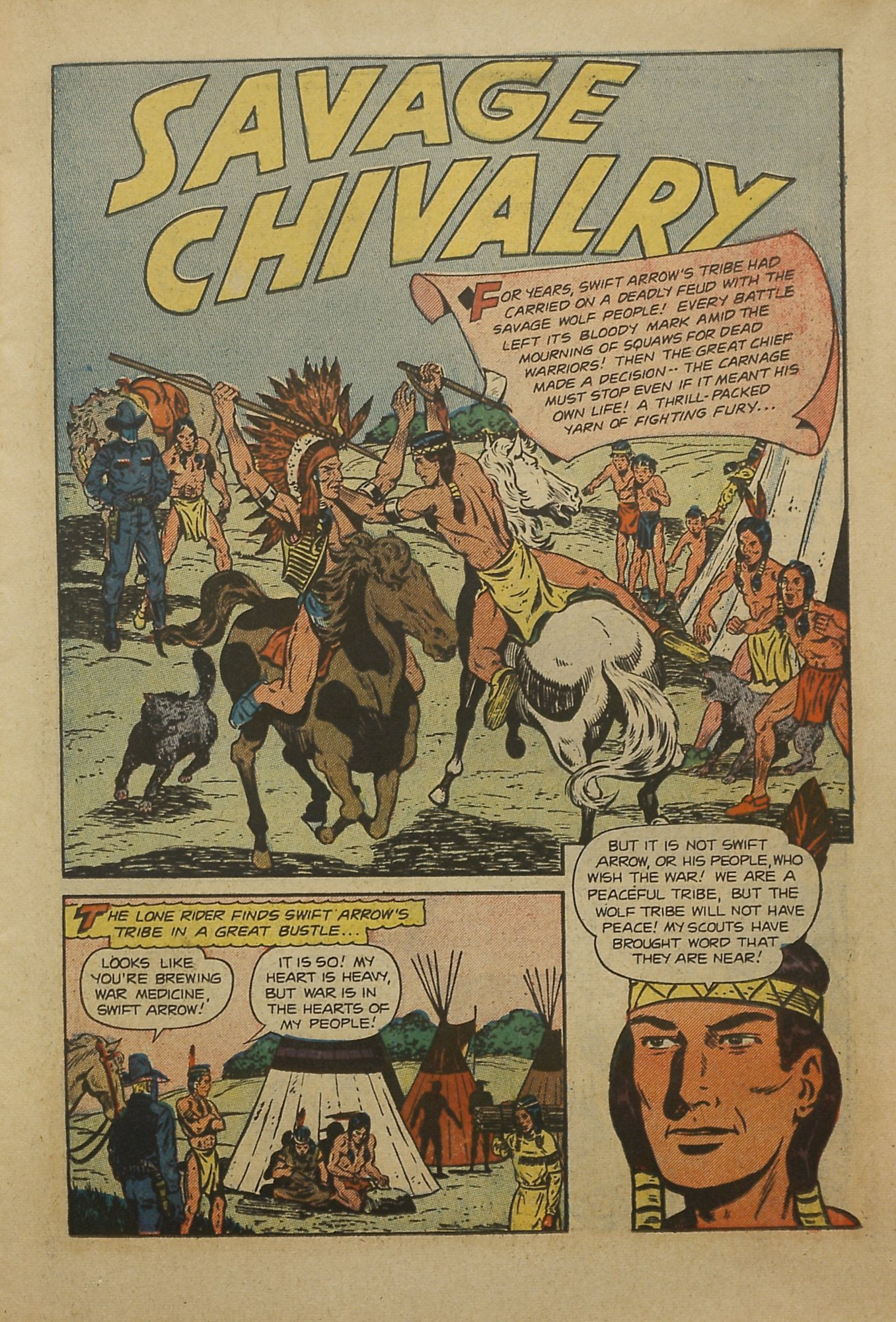 Read online Swift Arrow (1954) comic -  Issue #4 - 11