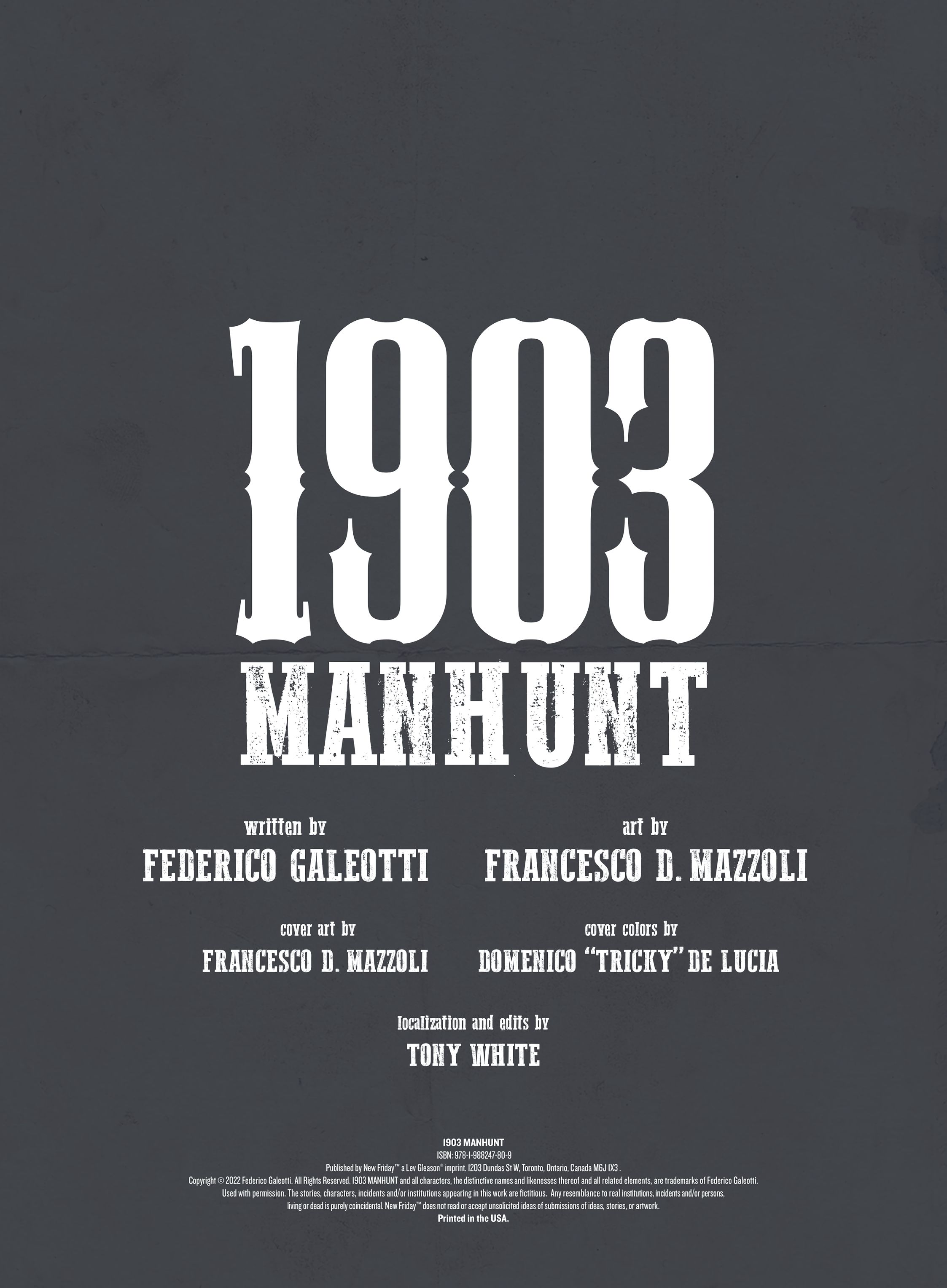 Read online 1903 Manhunt comic -  Issue # Full - 3