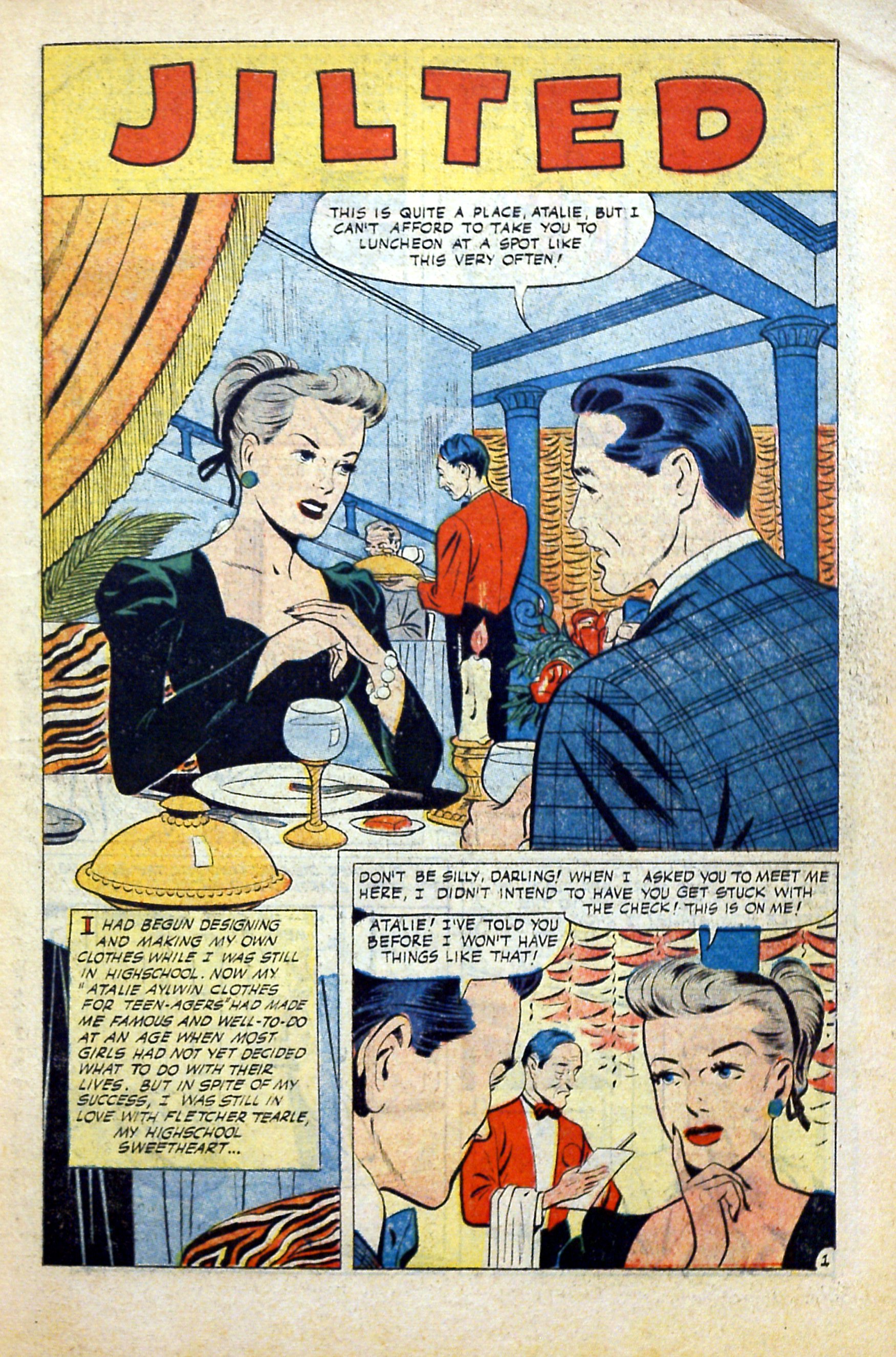Read online Glamorous Romances comic -  Issue #87 - 3