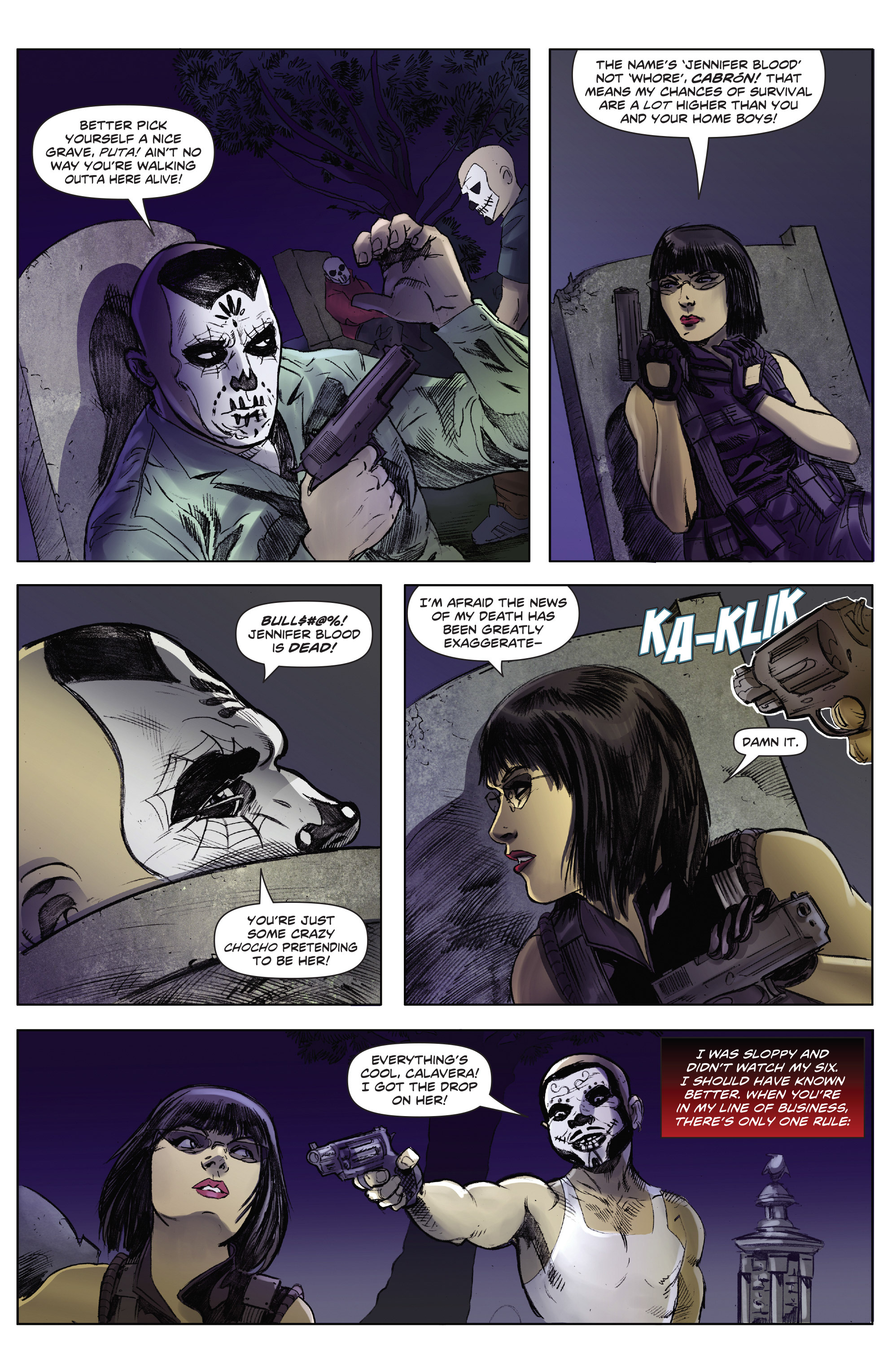 Read online Swords of Sorrow: Vampirella & Jennifer Blood comic -  Issue #3 - 12