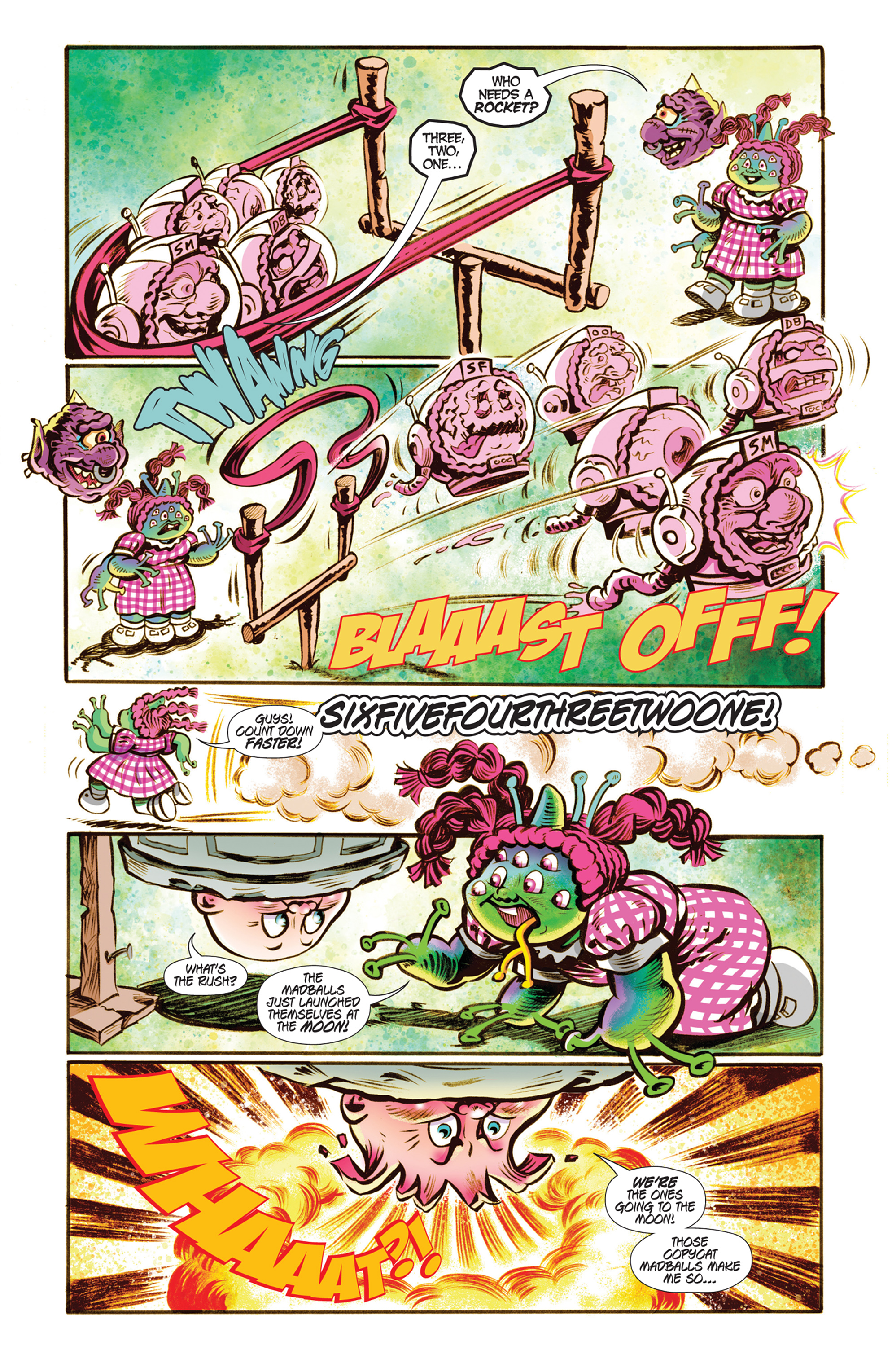 Read online Madballs vs Garbage Pail Kids – Time Again, Slime Again comic -  Issue #4 - 11