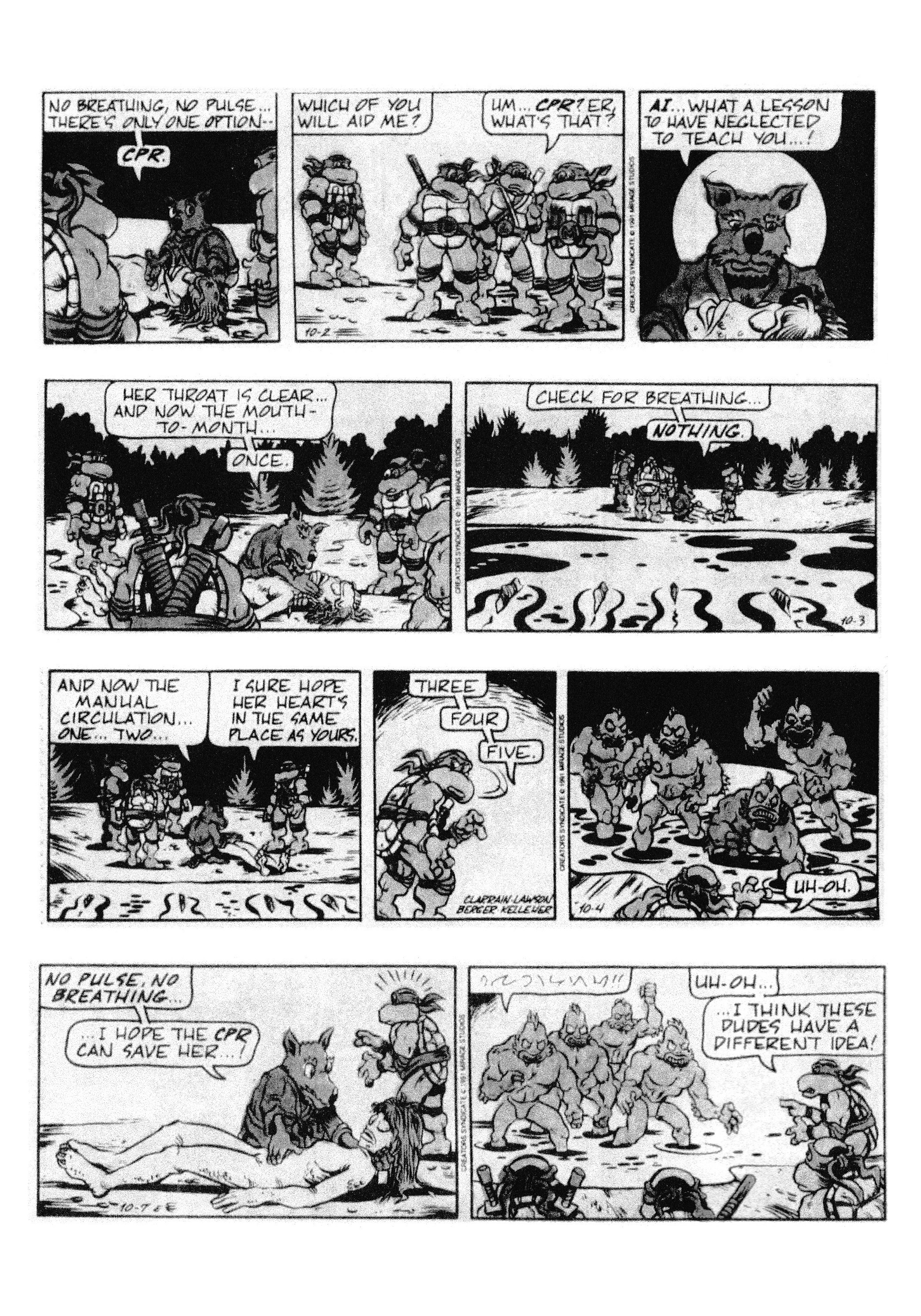 Read online Teenage Mutant Ninja Turtles: Complete Newspaper Daily Comic Strip Collection comic -  Issue # TPB 2 (Part 1) - 66