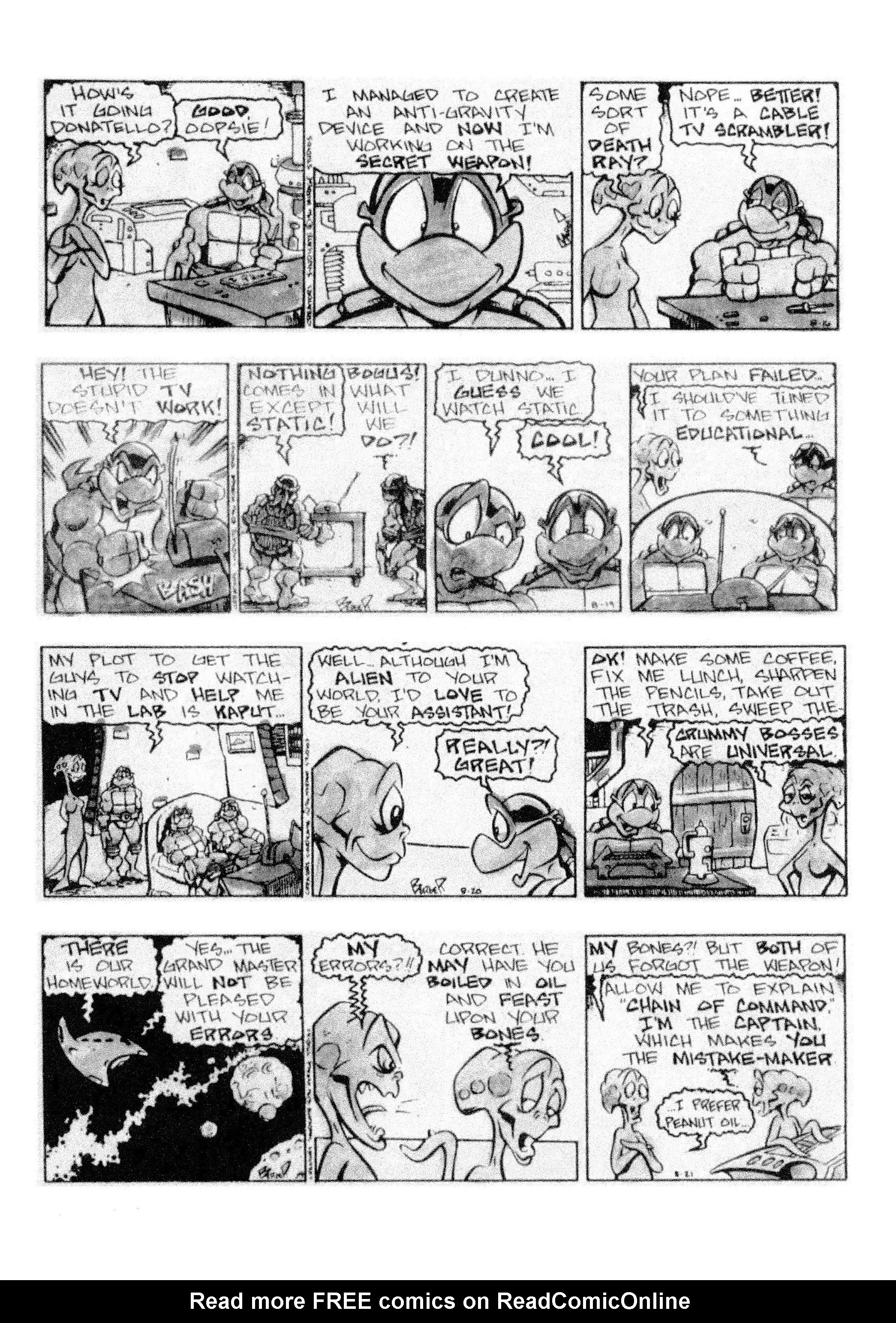 Read online Teenage Mutant Ninja Turtles: Complete Newspaper Daily Comic Strip Collection comic -  Issue # TPB 3 (Part 2) - 77